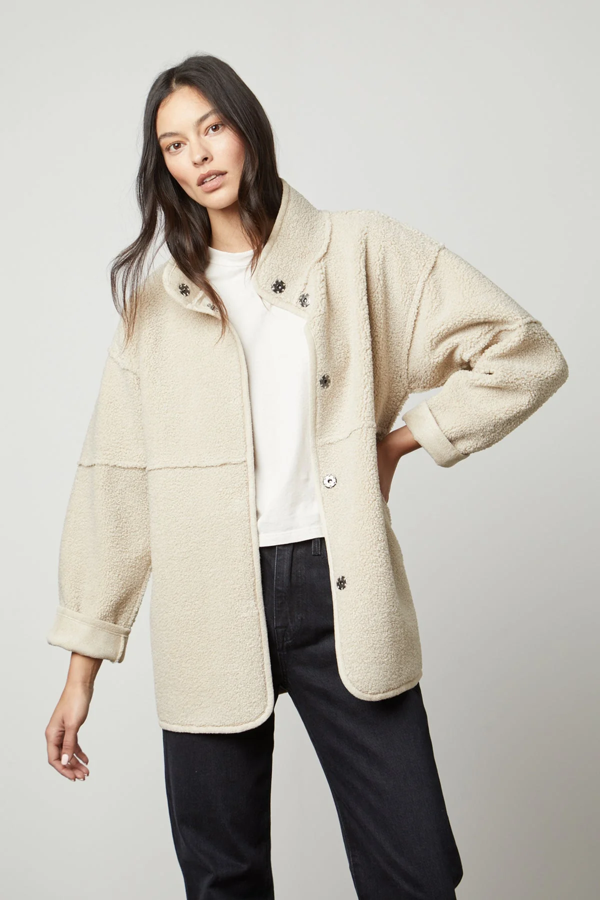 ALBANY LUX SHERPA REVERSIBLE JACKET - Image 8