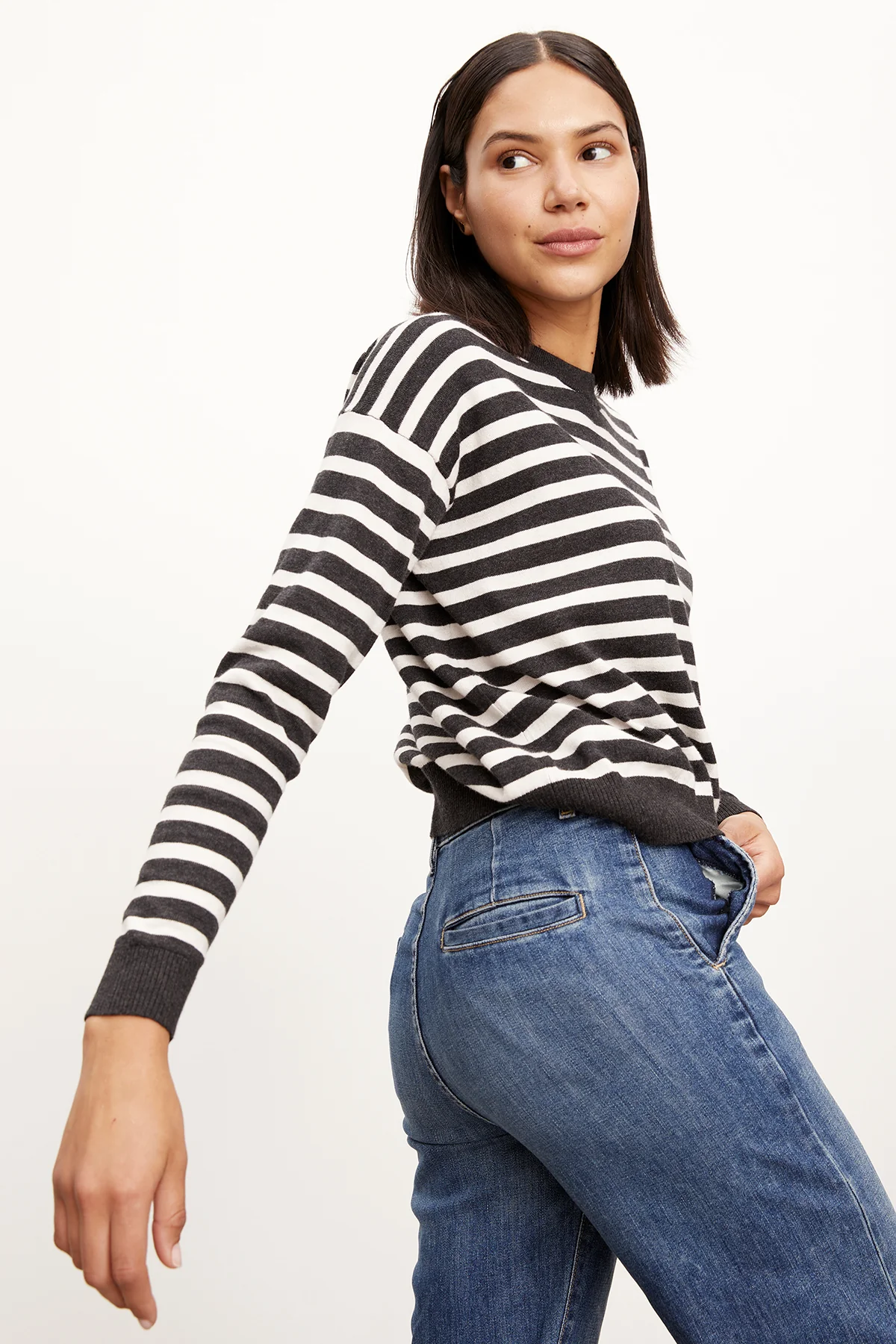 ALISTER STRIPED CREW NECK SWEATER - Image 10