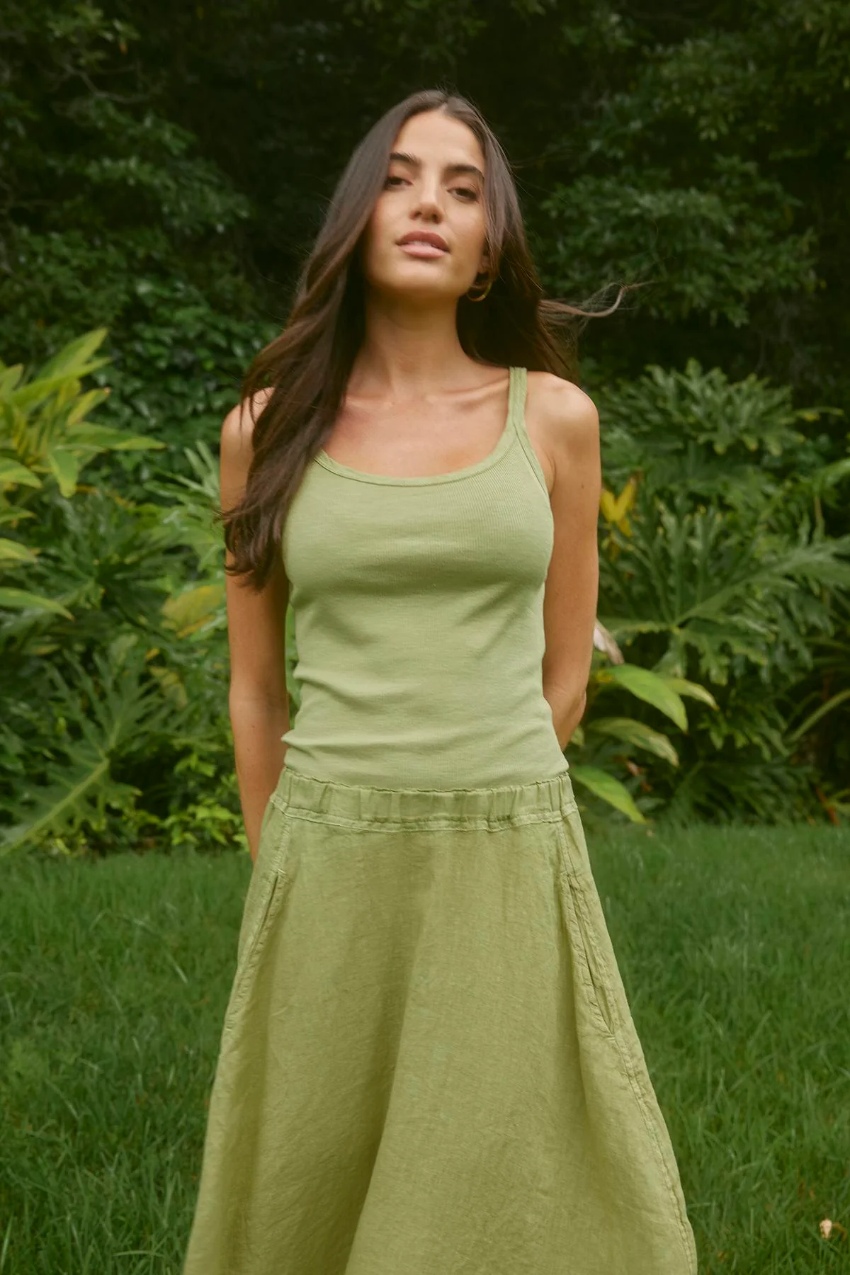 ALIZA RIBBED COTTON LAYERING TANK - Image 5