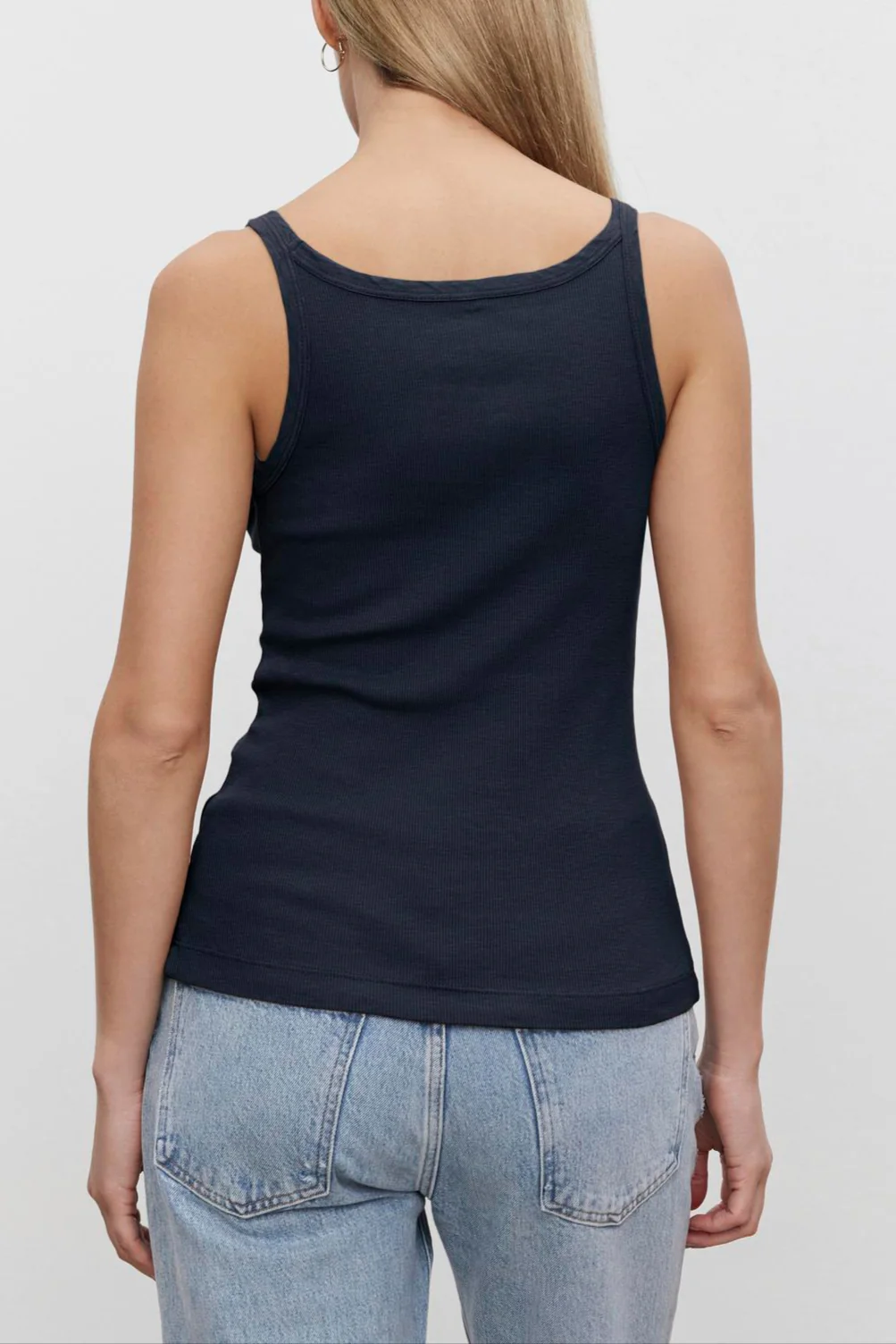 ALIZA RIBBED COTTON LAYERING TANK - Image 2
