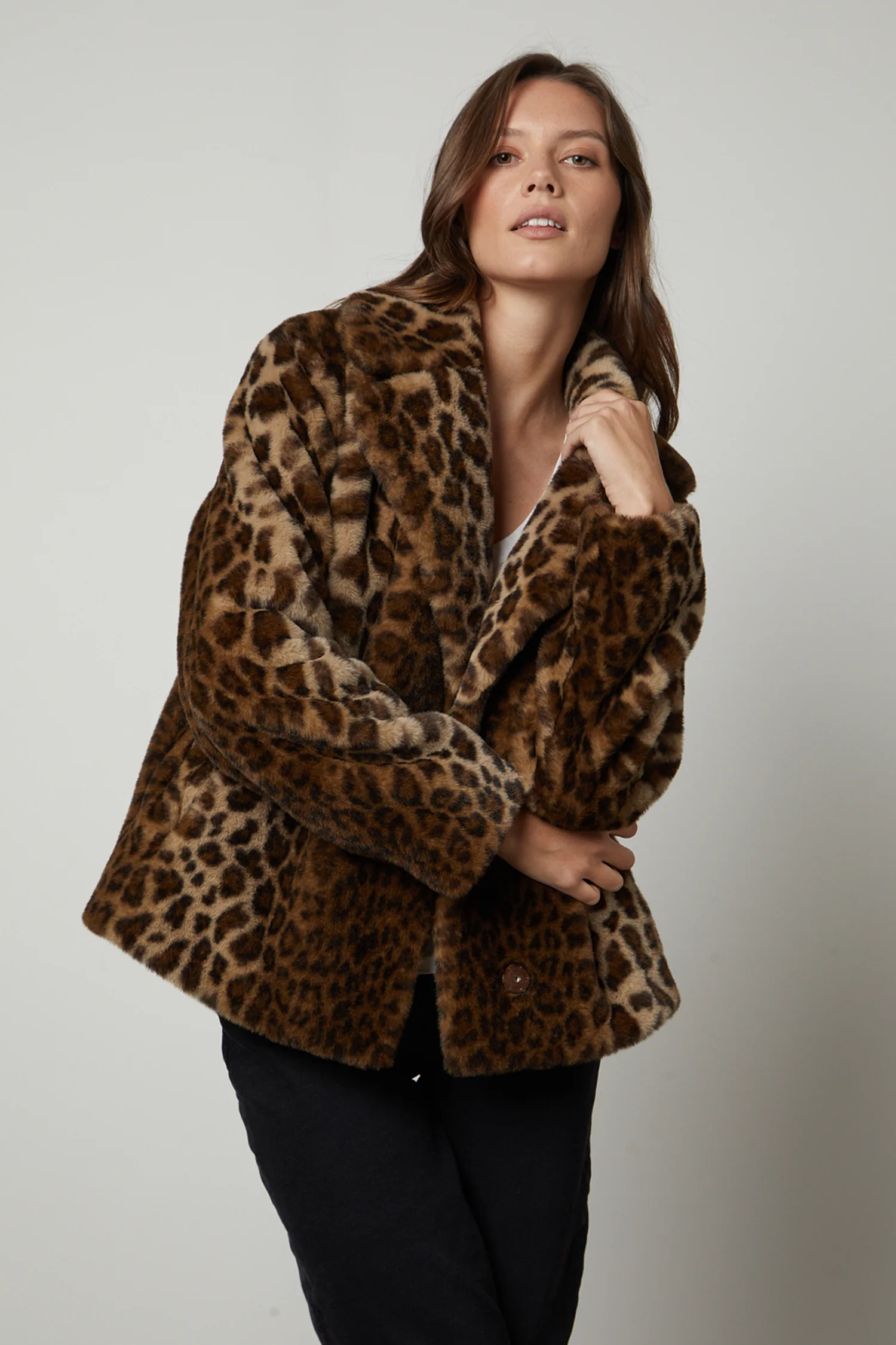 AMANI LEOPARD LUX FAUX FUR JACKET - Image 6