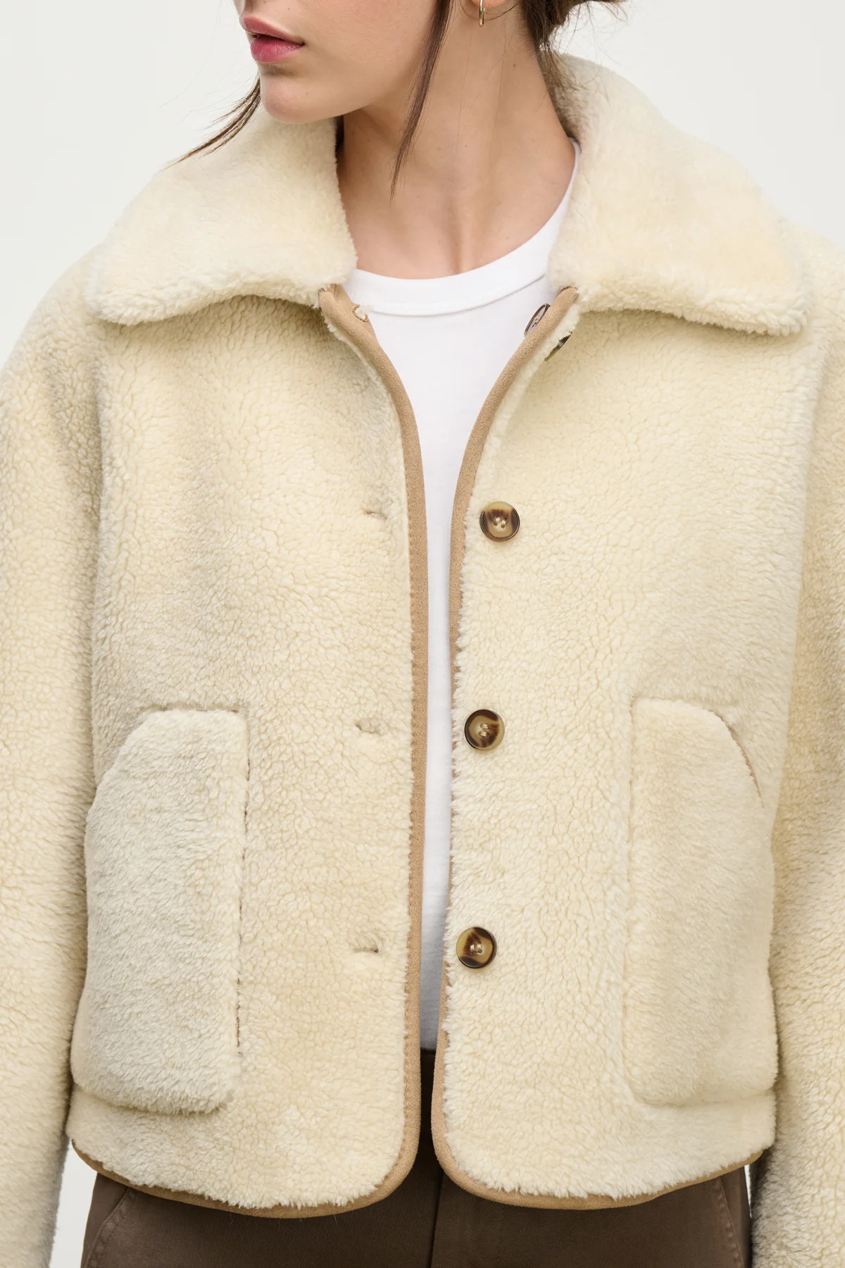 AMARA SHERPA REVERSIBLE JACKET - Image 2