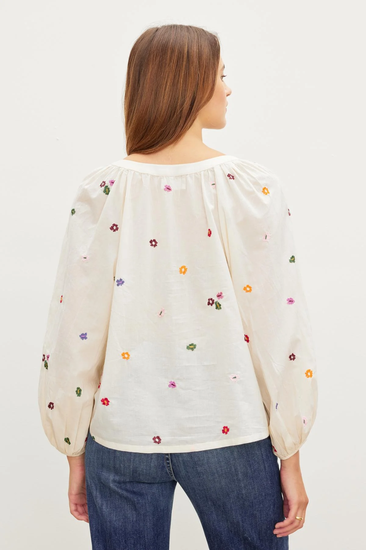 ARETHA EMBROIDERED BOHO TOP - Image 3
