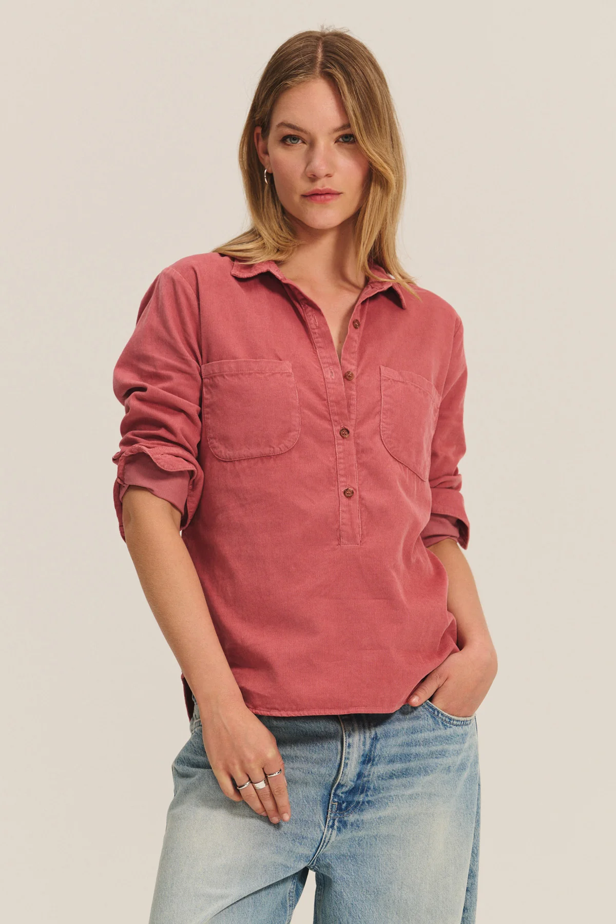ARIELLE CORDUROY SHIRT - Image 4