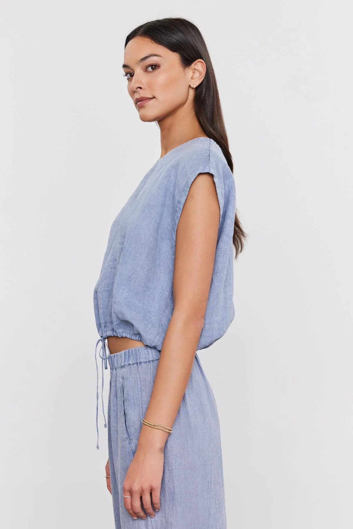BAYLA LINEN TOP - Image 7