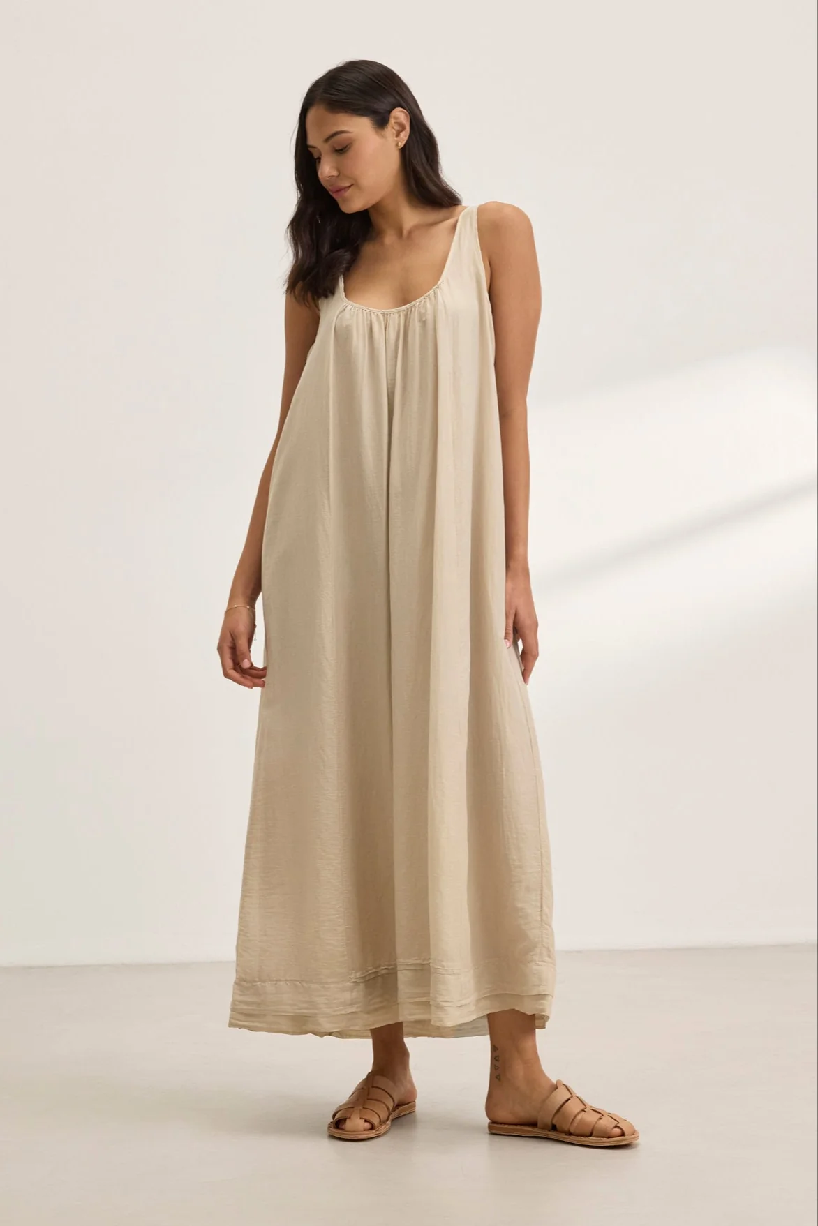 BAYOU SILK COTTON VOILE DRESS - Image 2