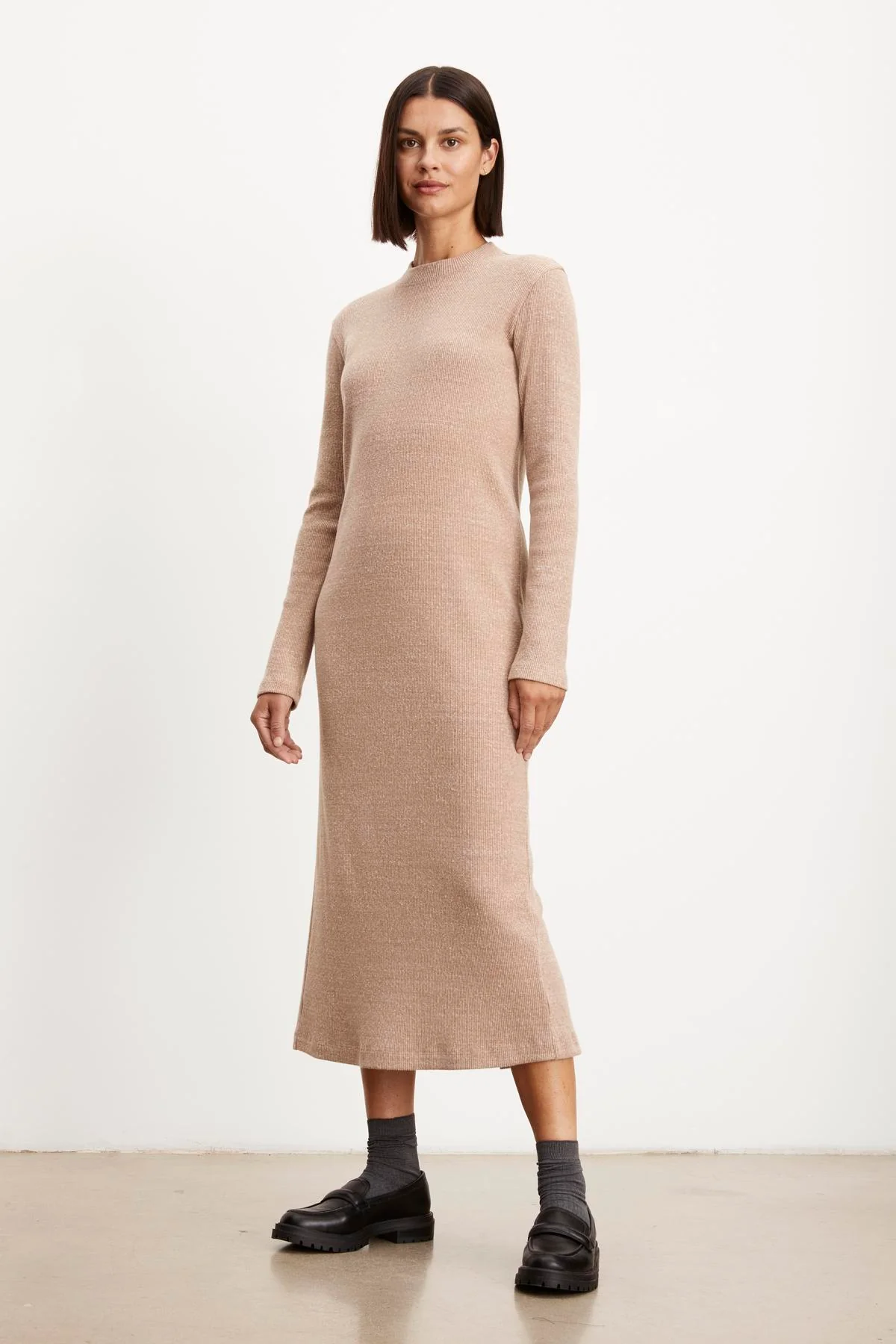 BRAY BRUSHED RIB DRESS - Image 3