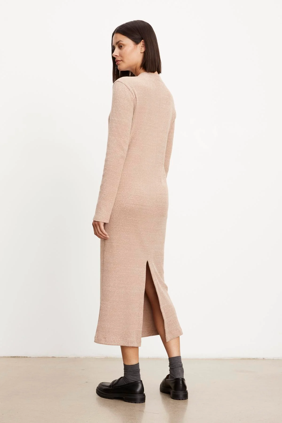 BRAY BRUSHED RIB DRESS - Image 4