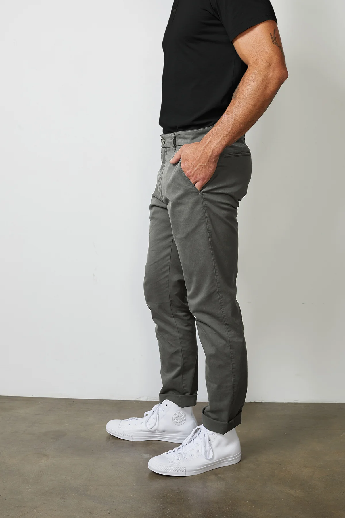 BROGAN COTTON TWILL PANT - Image 9