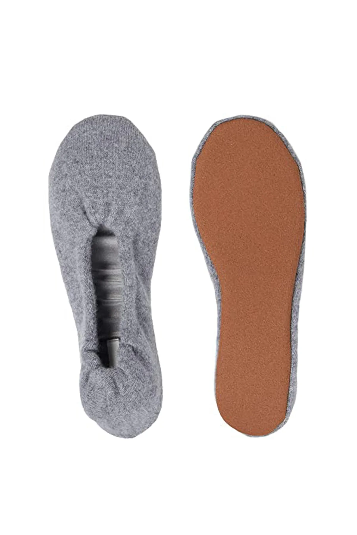 CASHMERE BALLET FLAT SLIPPERS BY SKIN - Image 4
