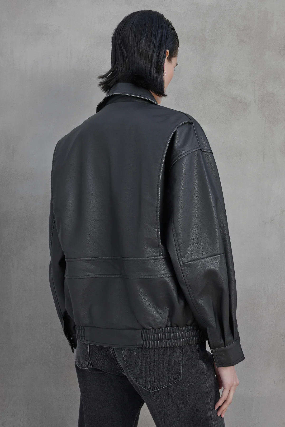 CALIFORNIA FAUX LEATHER JACKET - Image 3