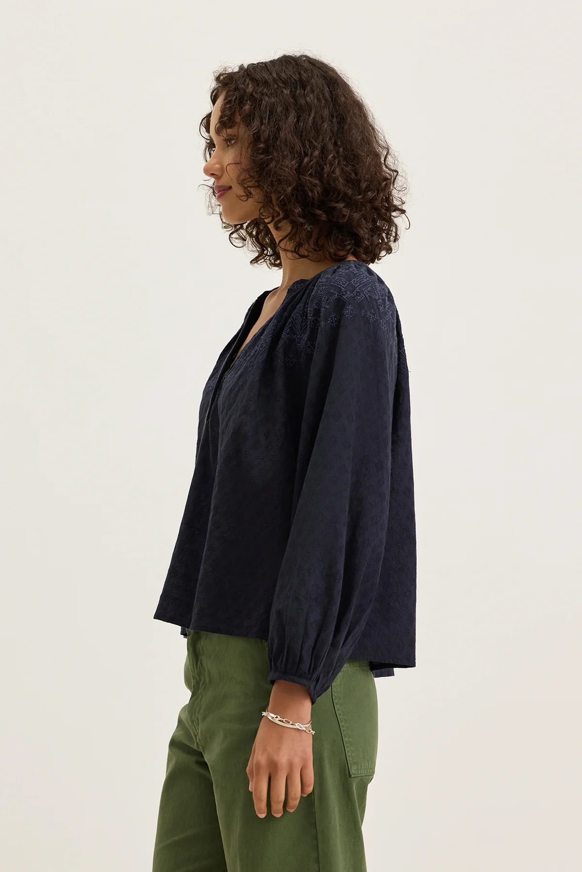 CARINA EMBROIDERED TOP - Image 2