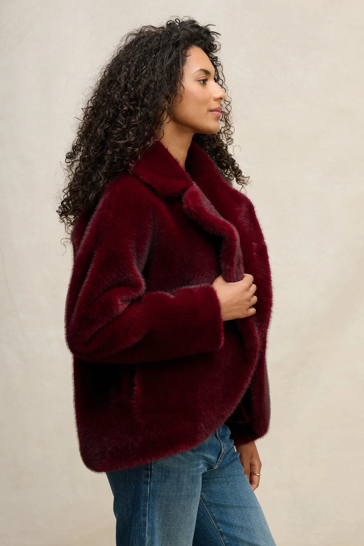 CAROLYN FAUX FUR JACKET - Image 4