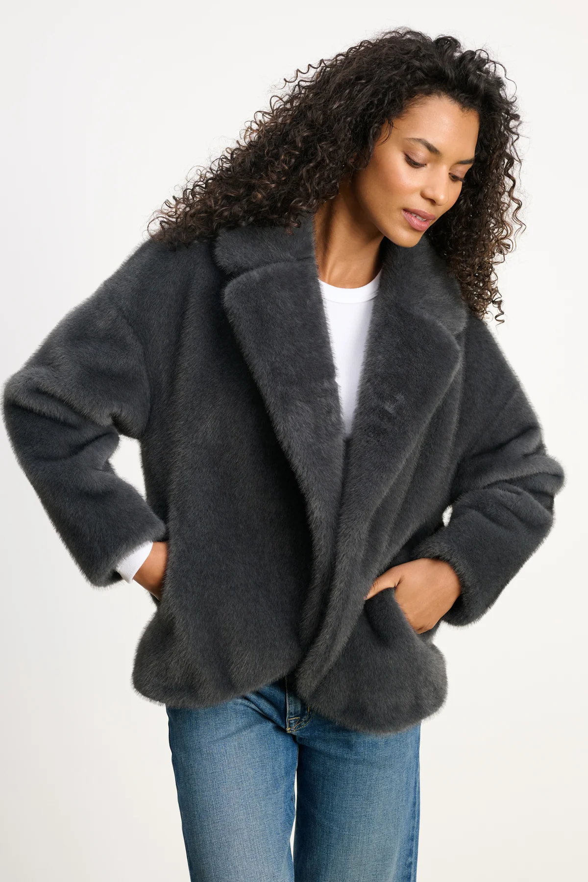 CAROLYN FAUX FUR JACKET - Image 7