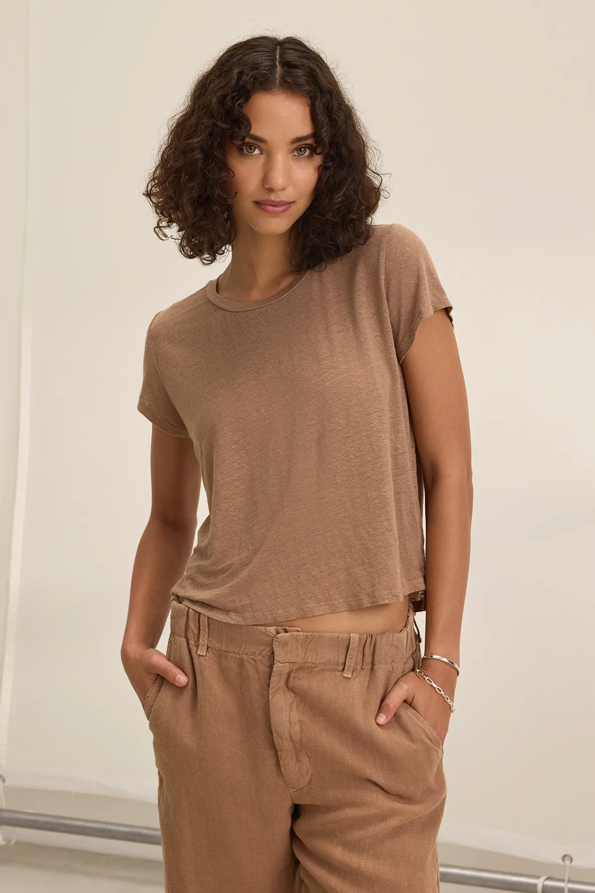 CASEY LINEN KNIT TEE - Image 6