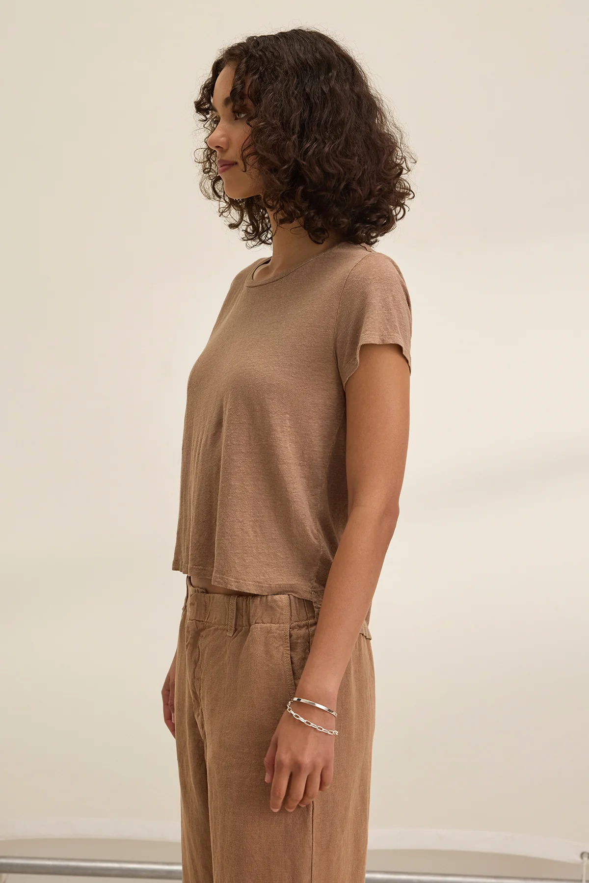 CASEY LINEN KNIT TEE - Image 8