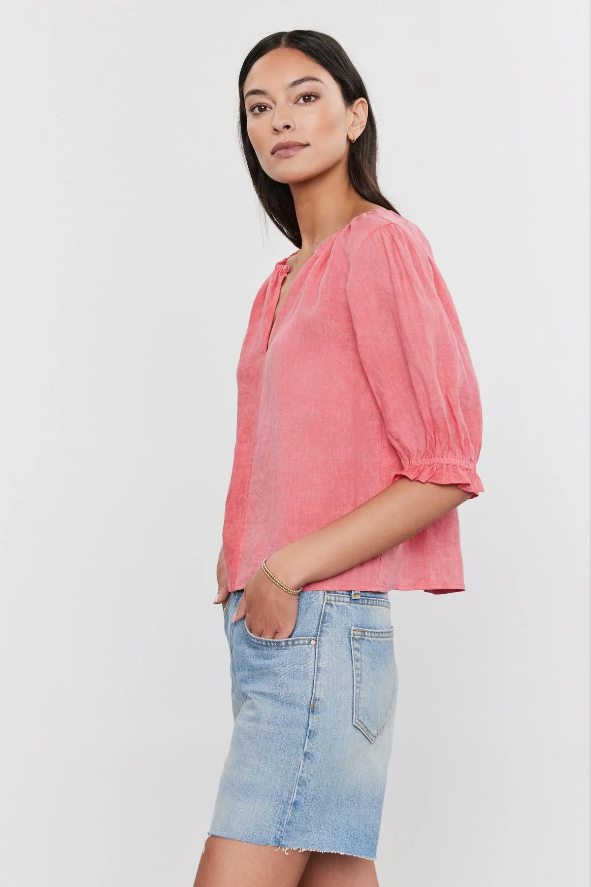 CELINE LINEN TOP - Image 2