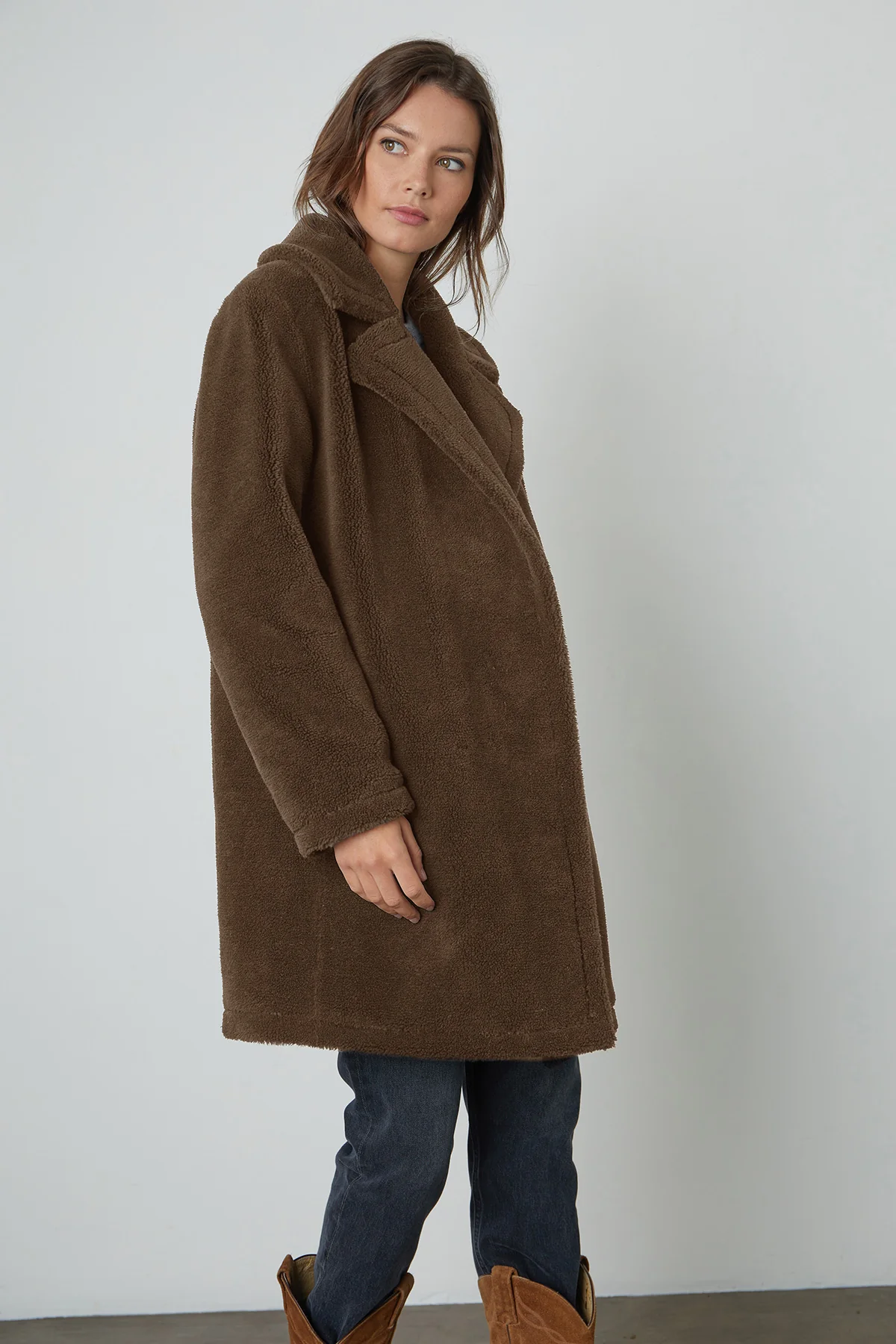 CHRISTINE FAUX SHERPA COAT - Image 2