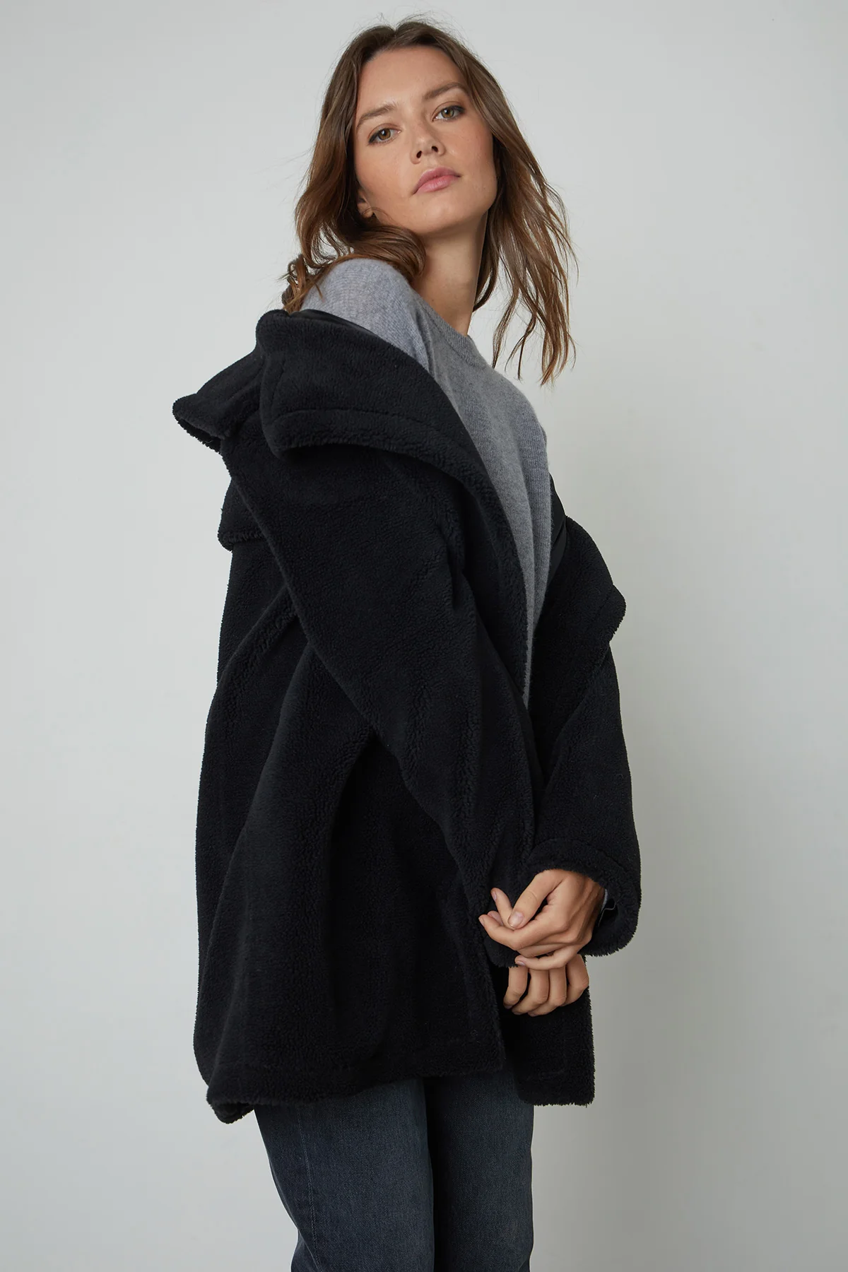 CHRISTINE FAUX SHERPA COAT - Image 4