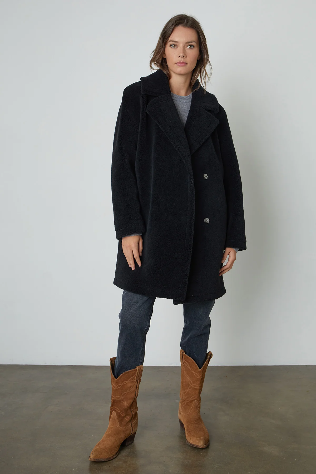 CHRISTINE FAUX SHERPA COAT - Image 5