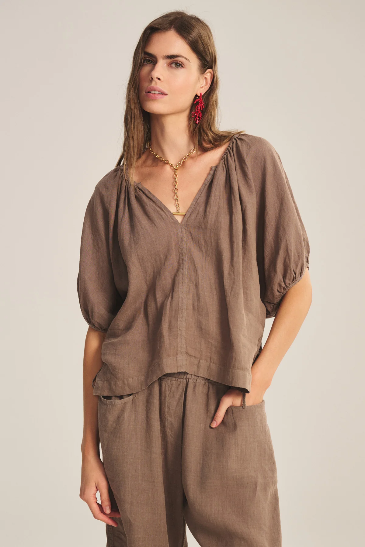 COSETTE LINEN TOP - Image 4