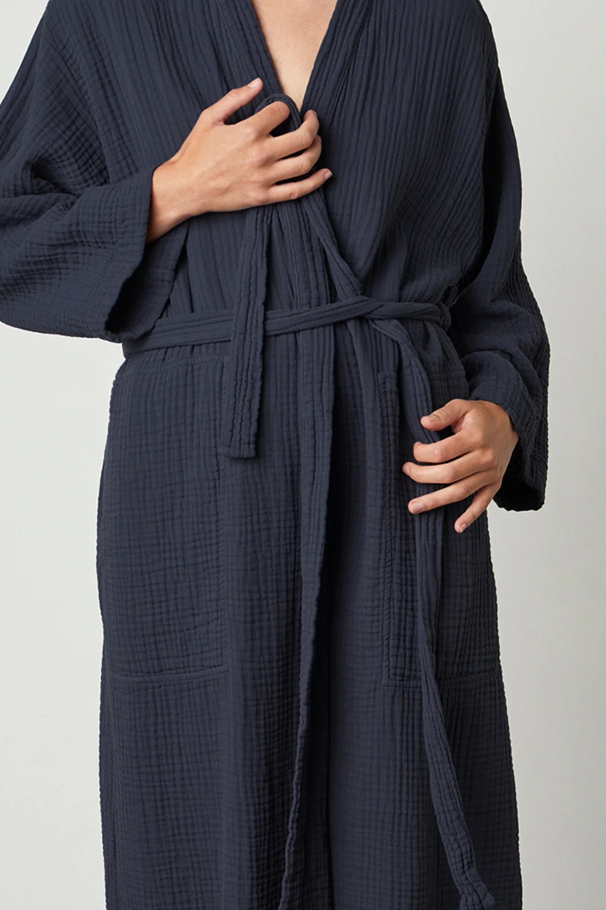 COTTON GAUZE ROBE - Image 4