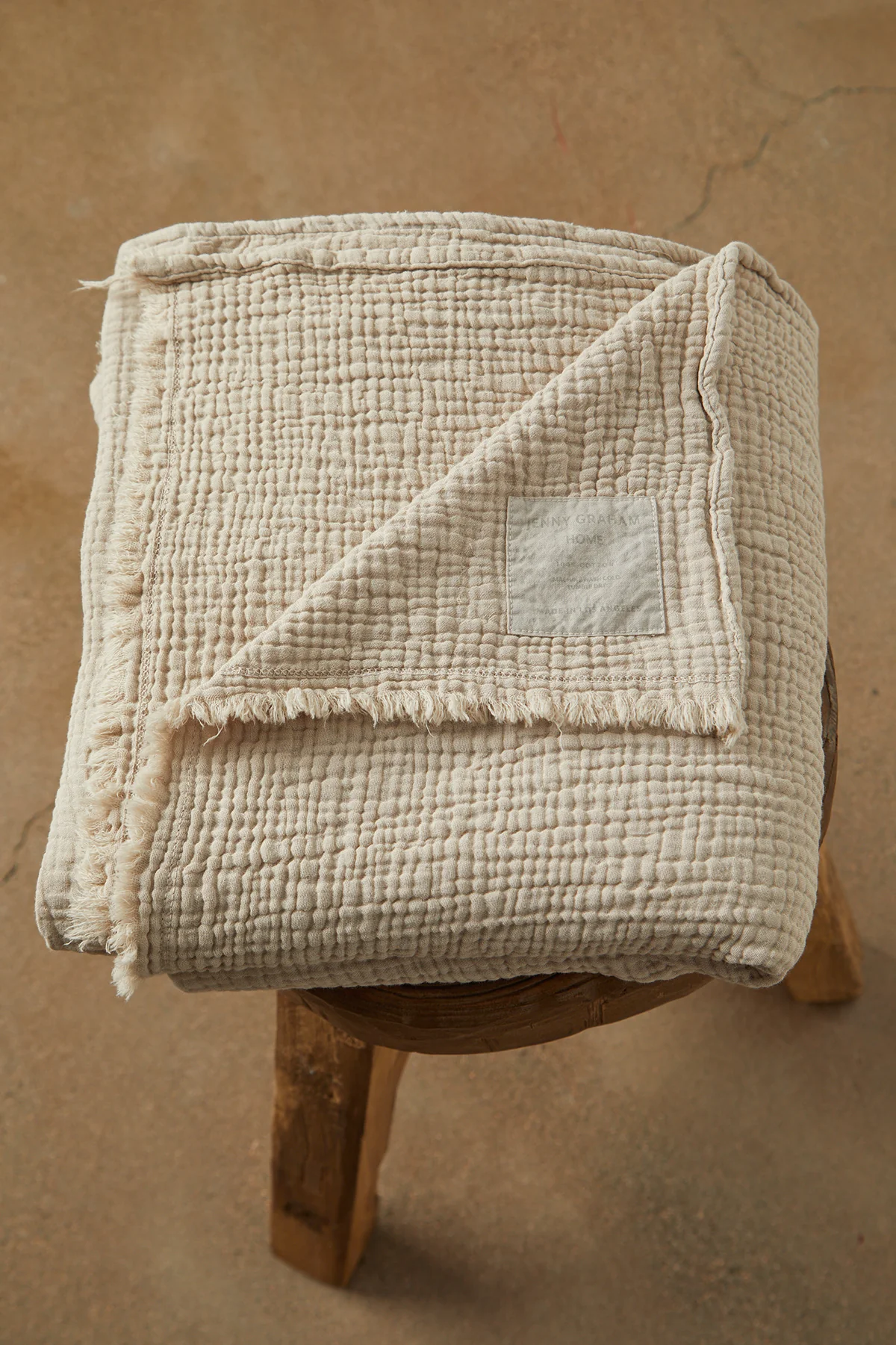 COTTON GAUZE THROW - Image 8