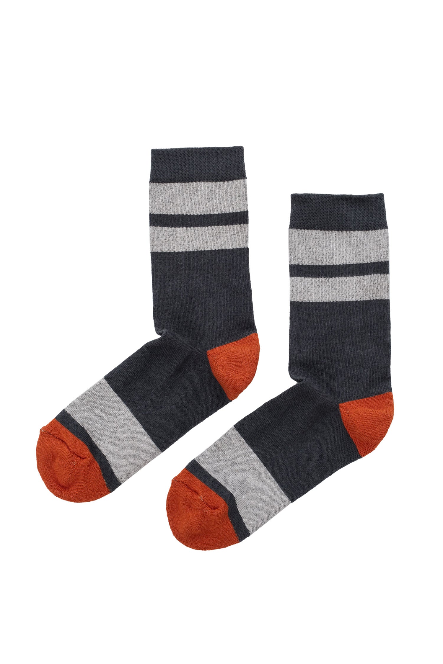 CUSHIONED STRIPED CREW SOCK BY LITTLE RIVER SOCK MILL - Image 3
