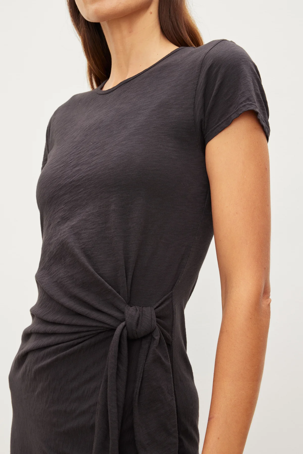 DARCY COTTON SLUB MIDI DRESS - Image 2