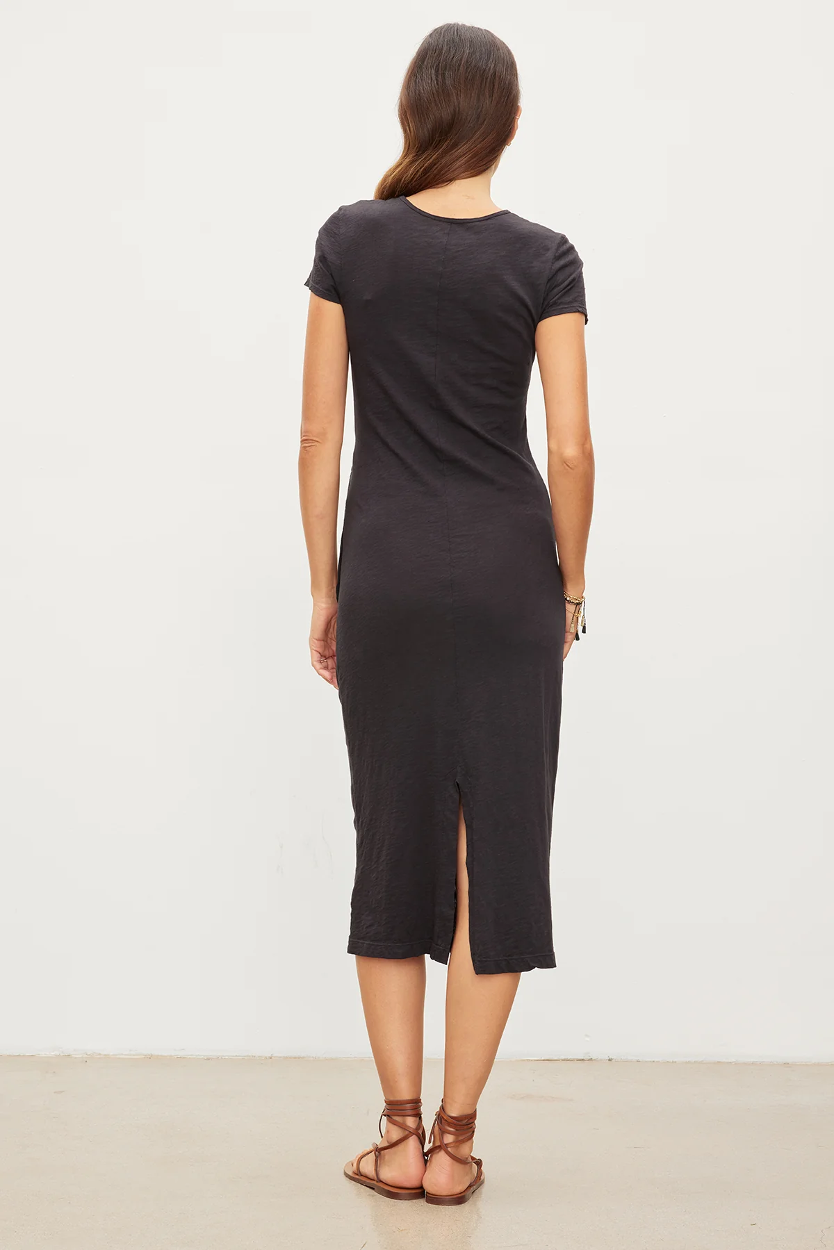 DARCY COTTON SLUB MIDI DRESS - Image 4