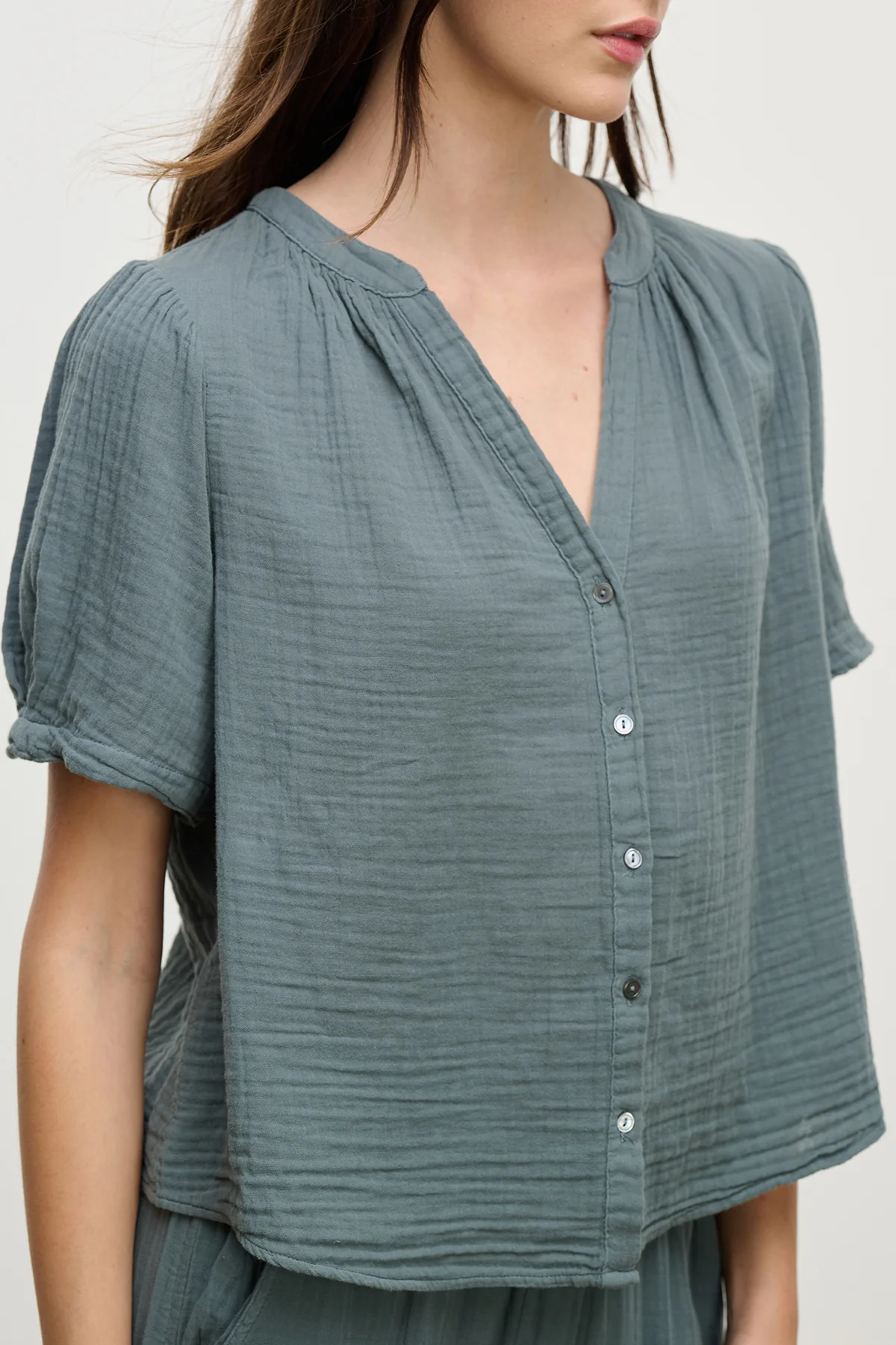 DEANN COTTON GAUZE TOP - Image 6