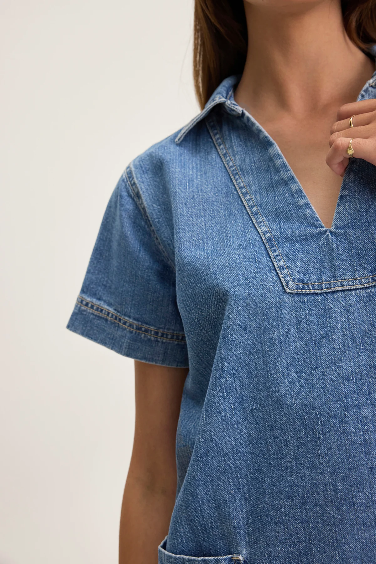 DELANA DENIM DRESS - Image 4