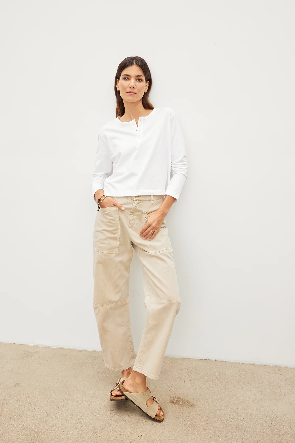 DELIAH CROPPED HENLEY - Image 4