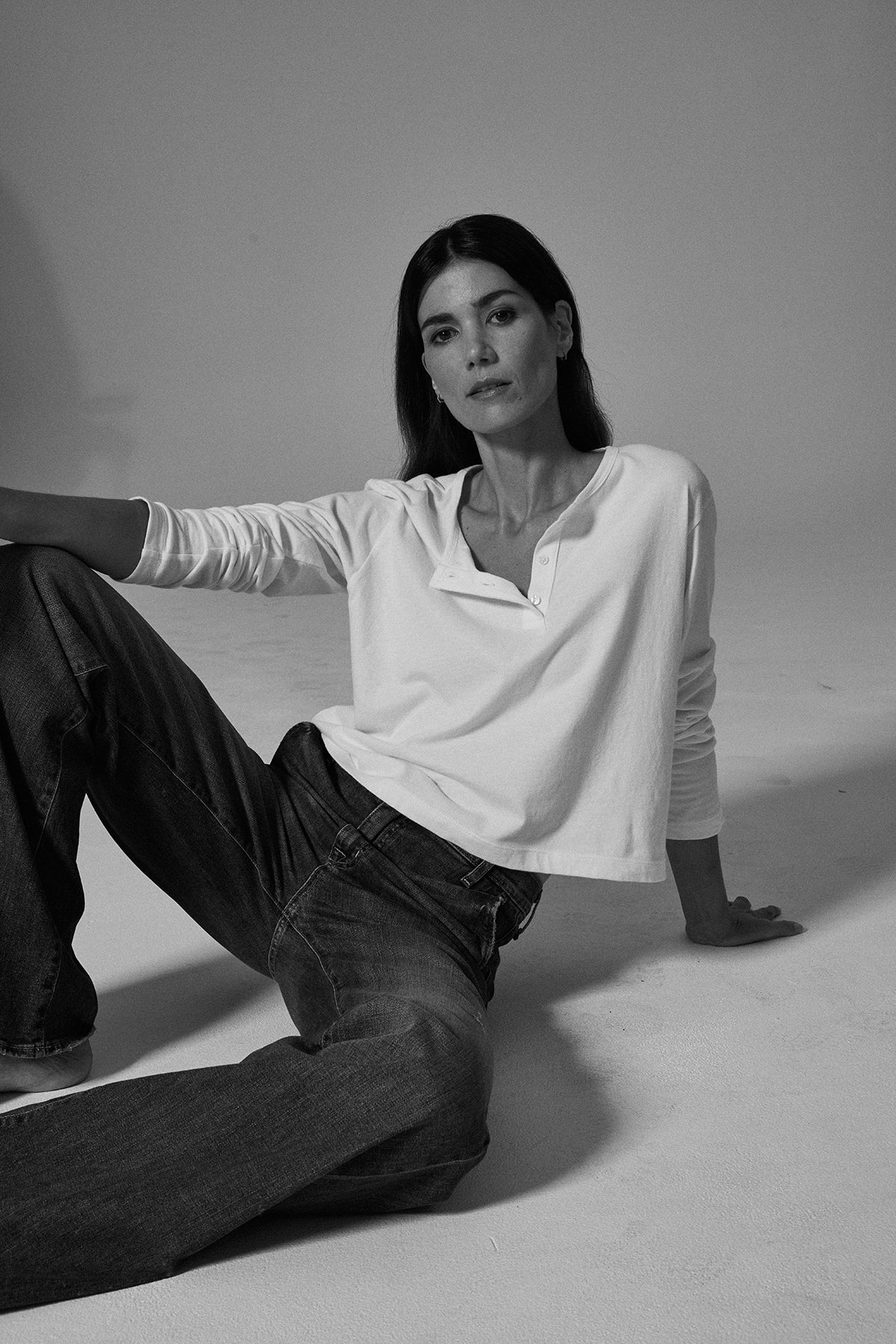 DELIAH CROPPED HENLEY - Image 5
