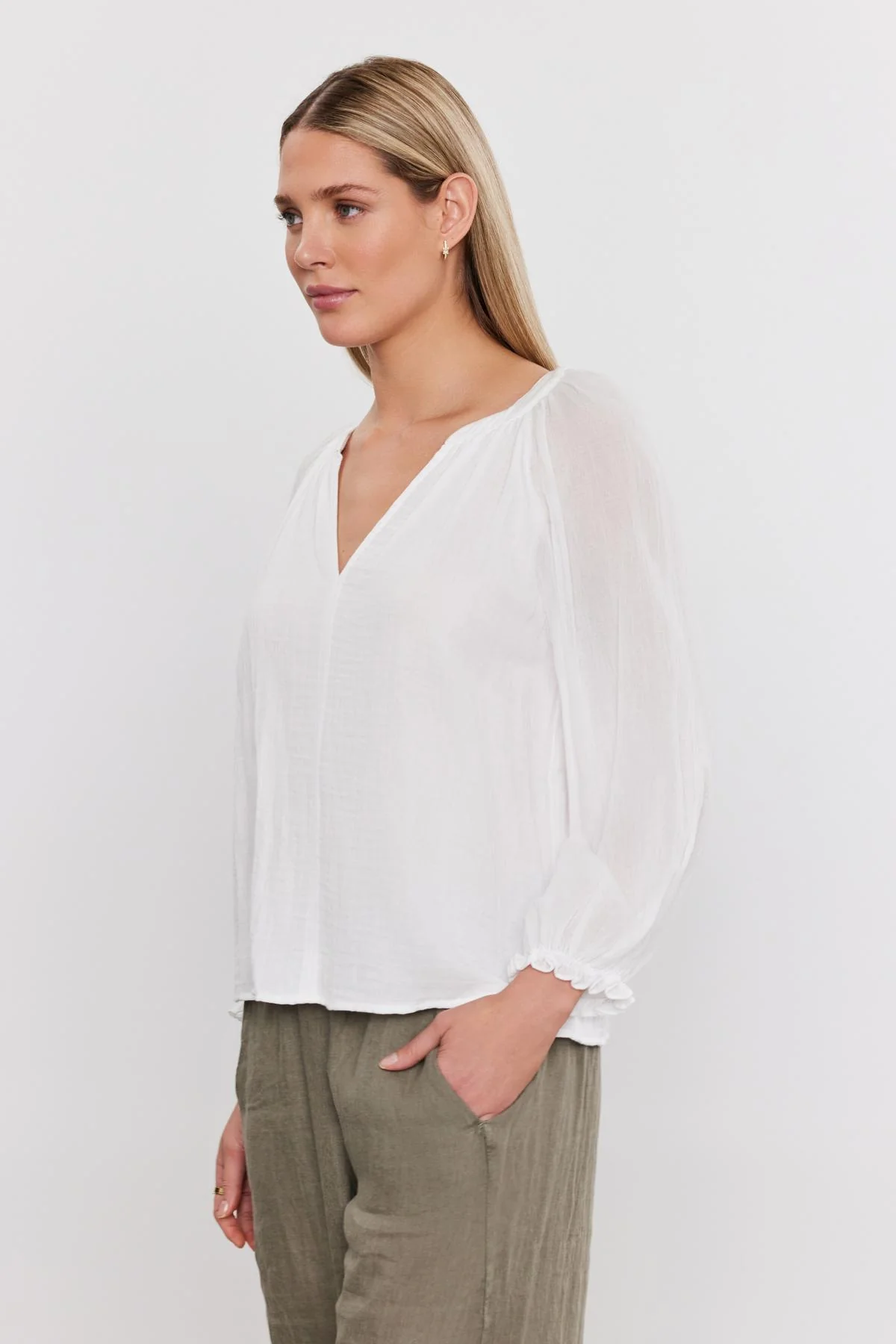 DENICE COTTON GAUZE TOP - Image 5