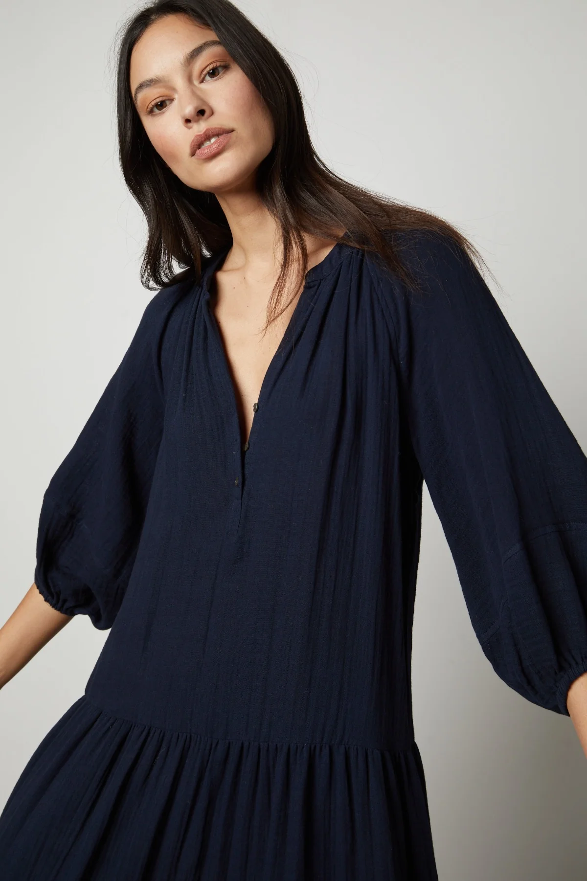 DIXON COTTON GAUZE TIERED DRESS - Image 10