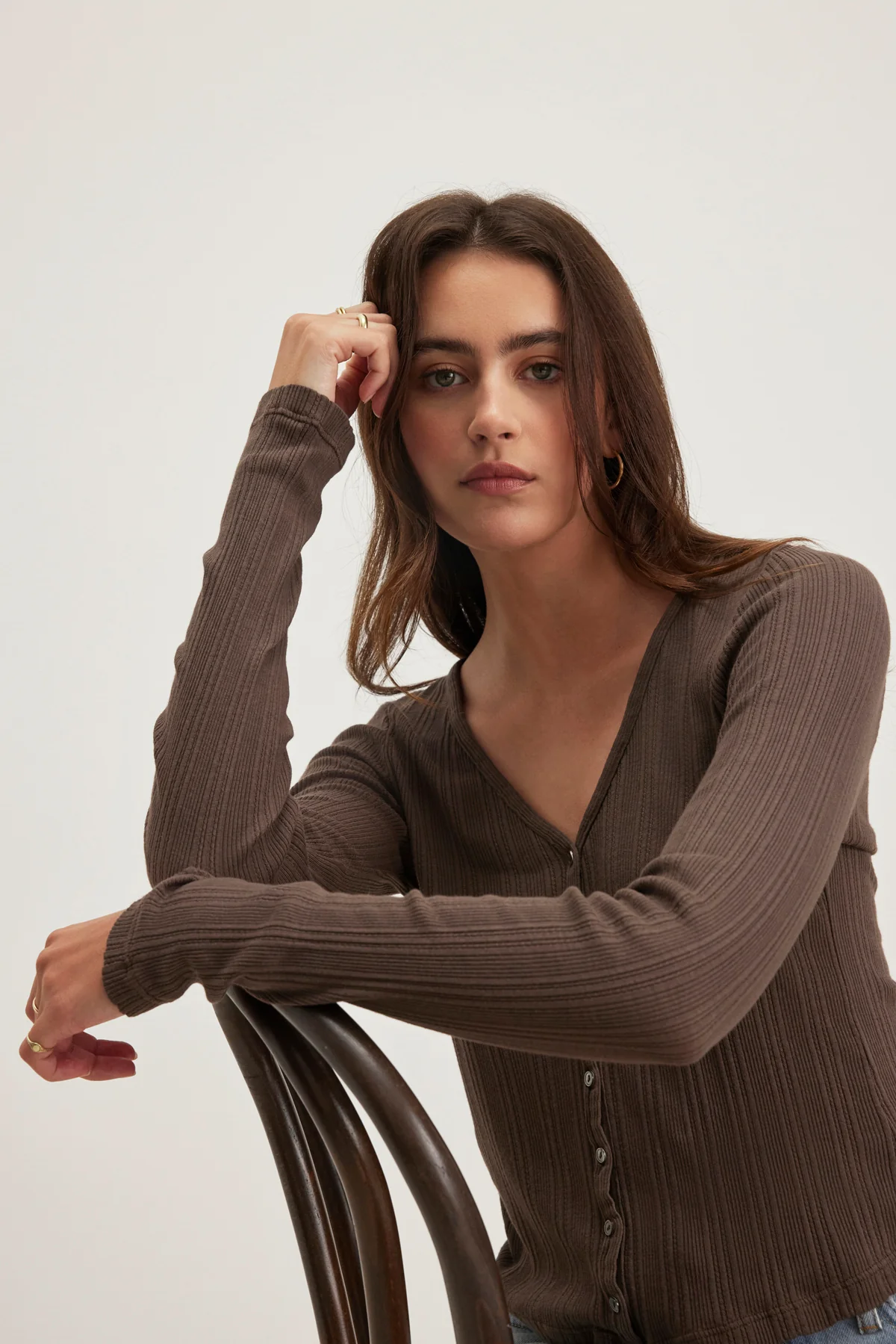 DREW POINTELLE CARDIGAN - Image 5