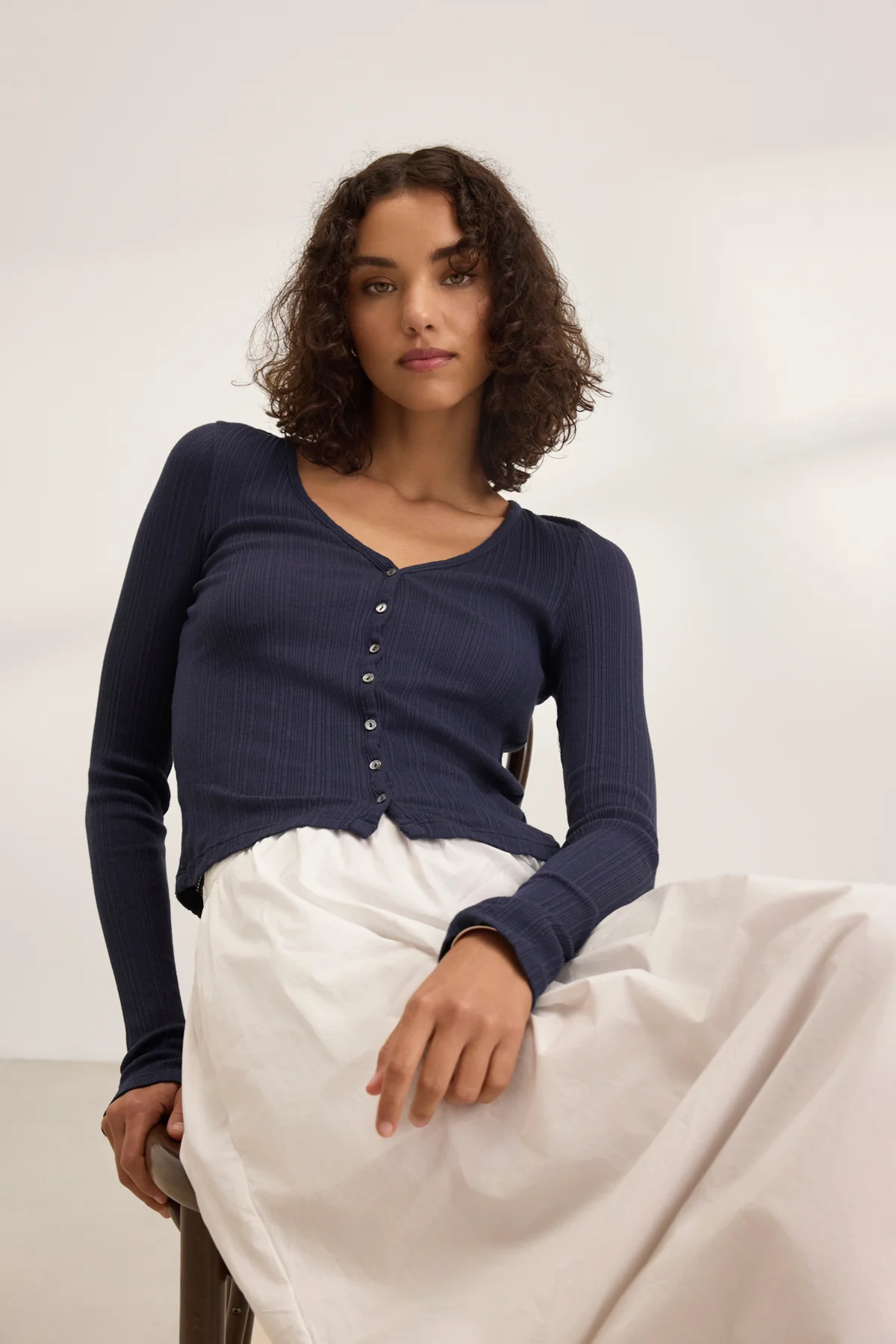 DREW POINTELLE CARDIGAN - Image 7