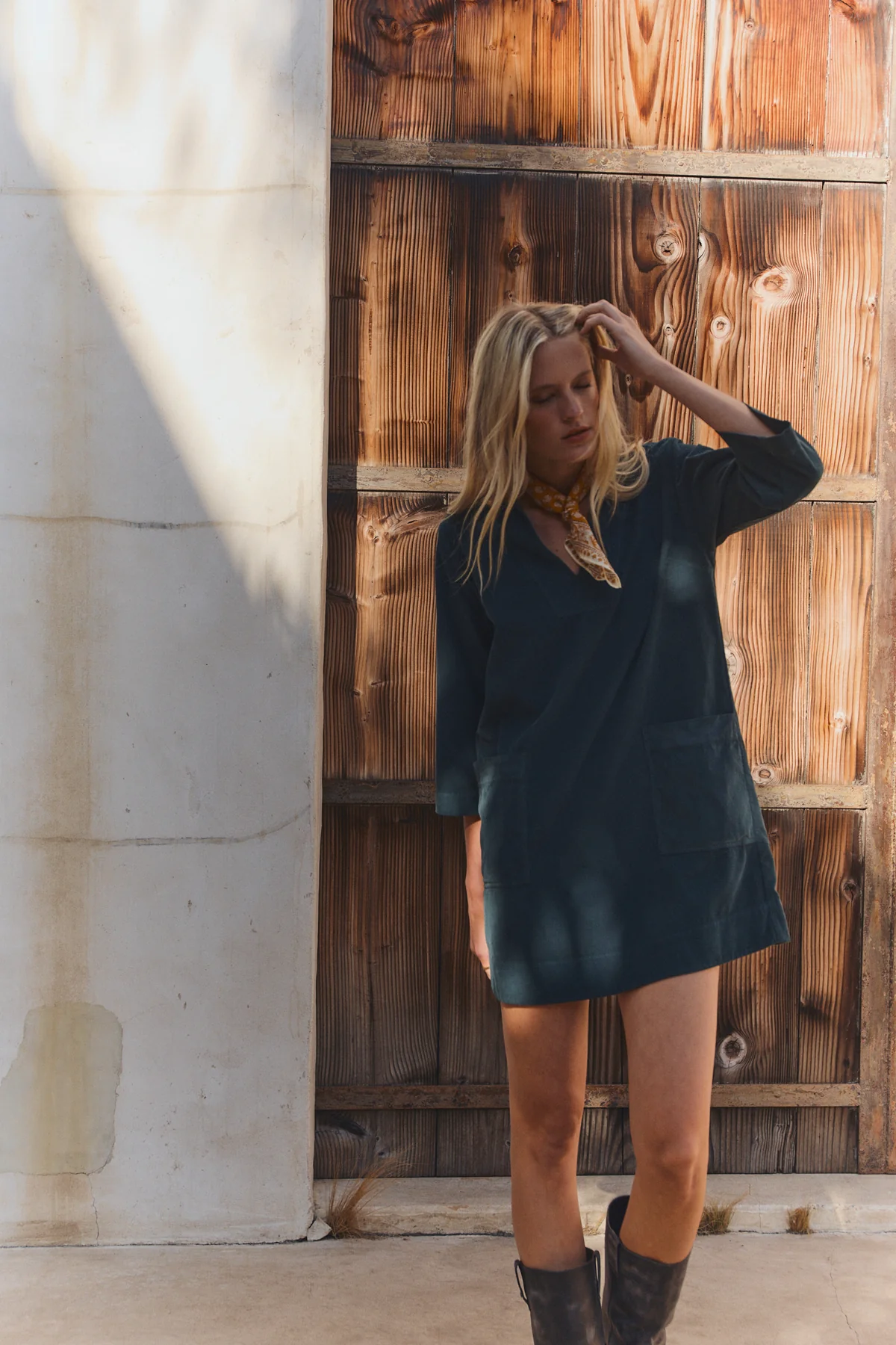 ELKE CORDUROY DRESS - Image 8