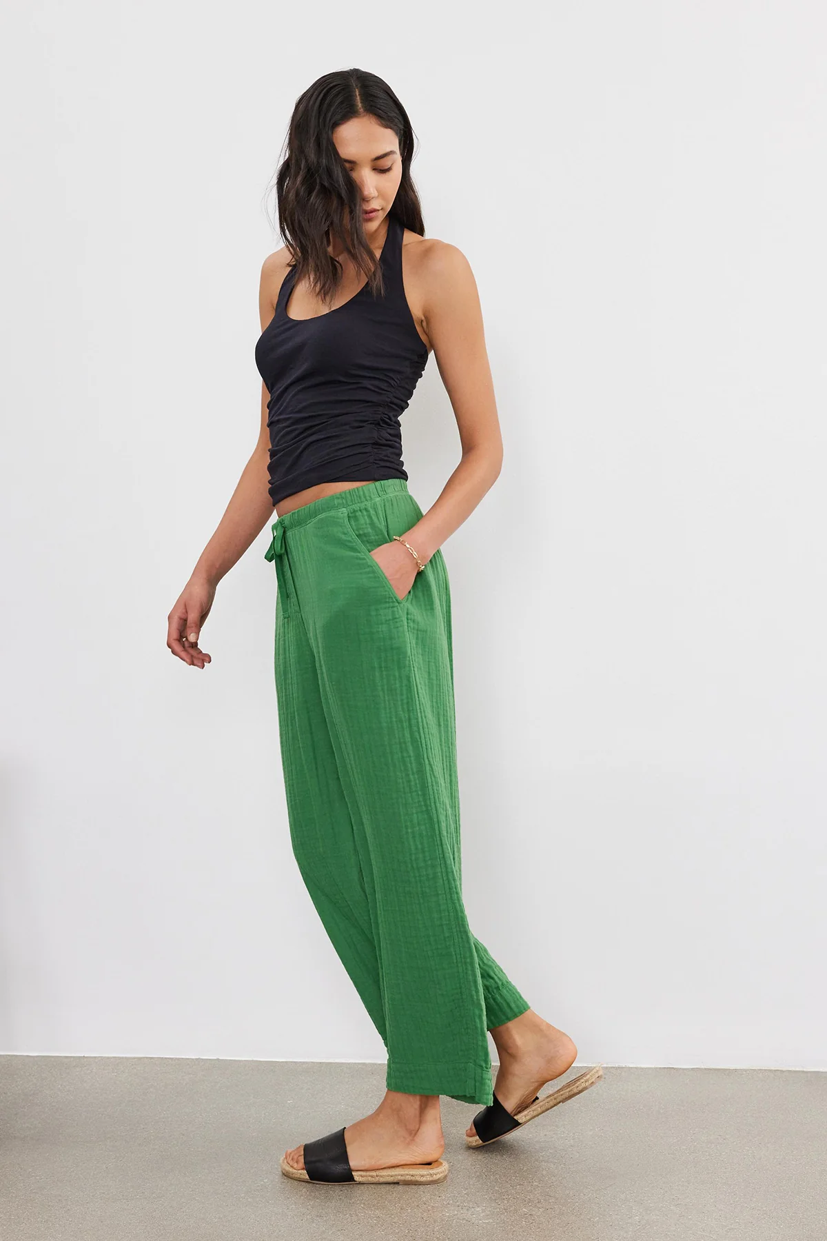 FRANNY COTTON GAUZE PANT - Image 10