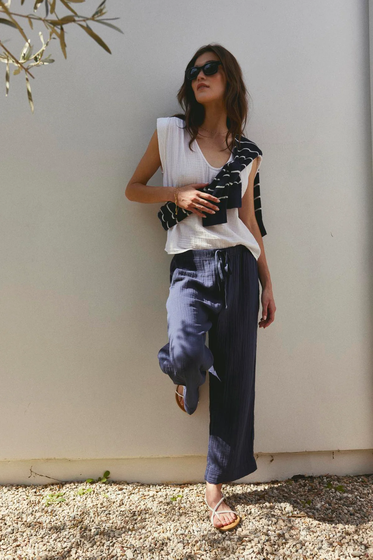 FRANNY COTTON GAUZE PANT - Image 11