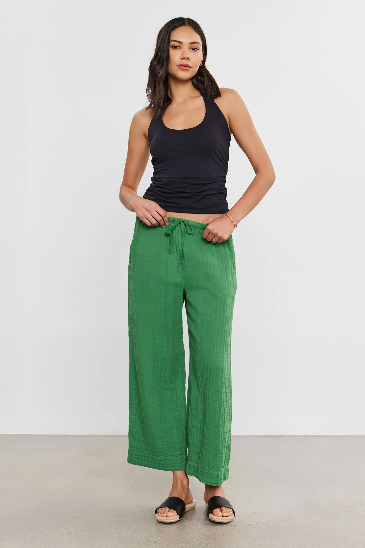 FRANNY COTTON GAUZE PANT - Image 6