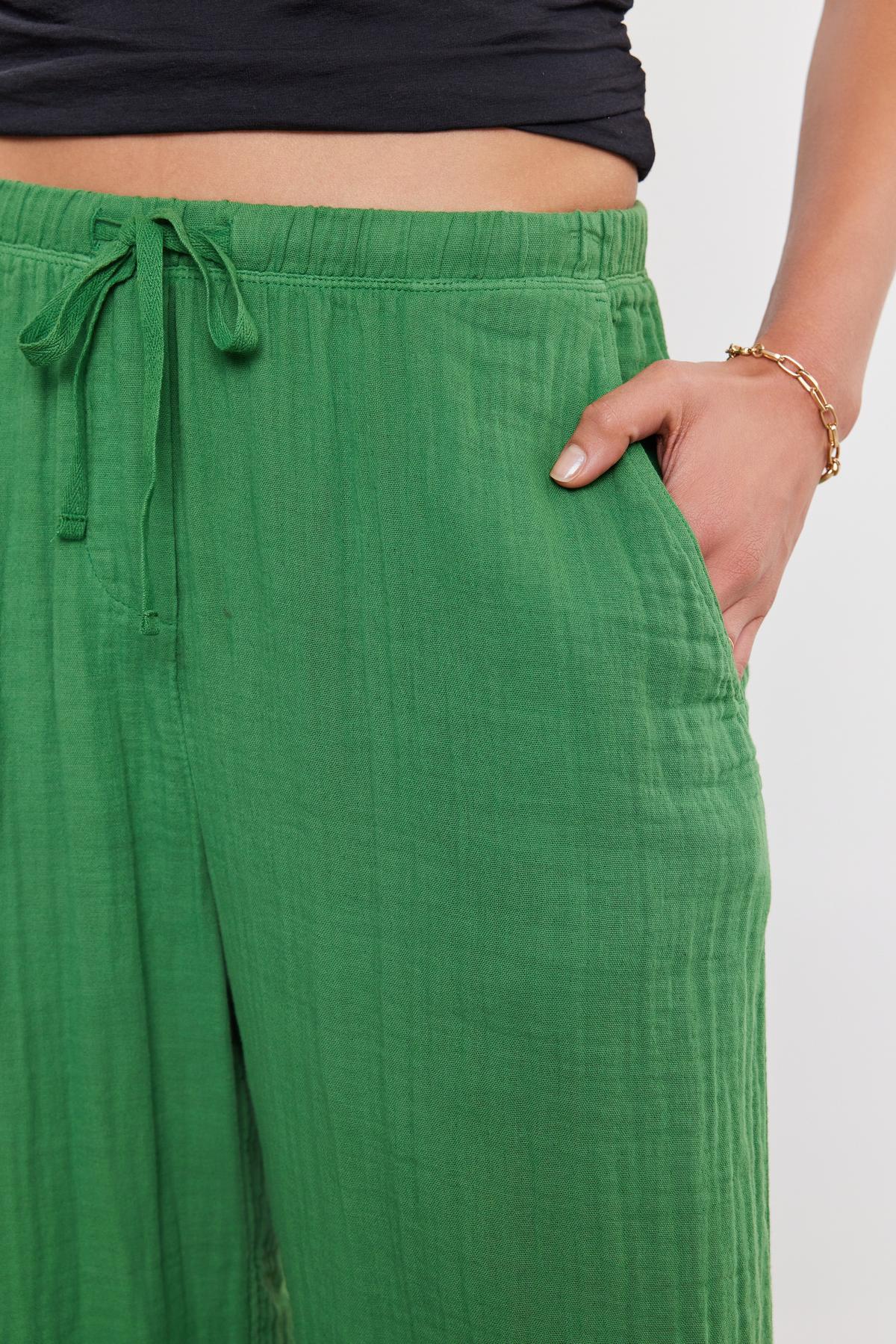 FRANNY COTTON GAUZE PANT - Image 7