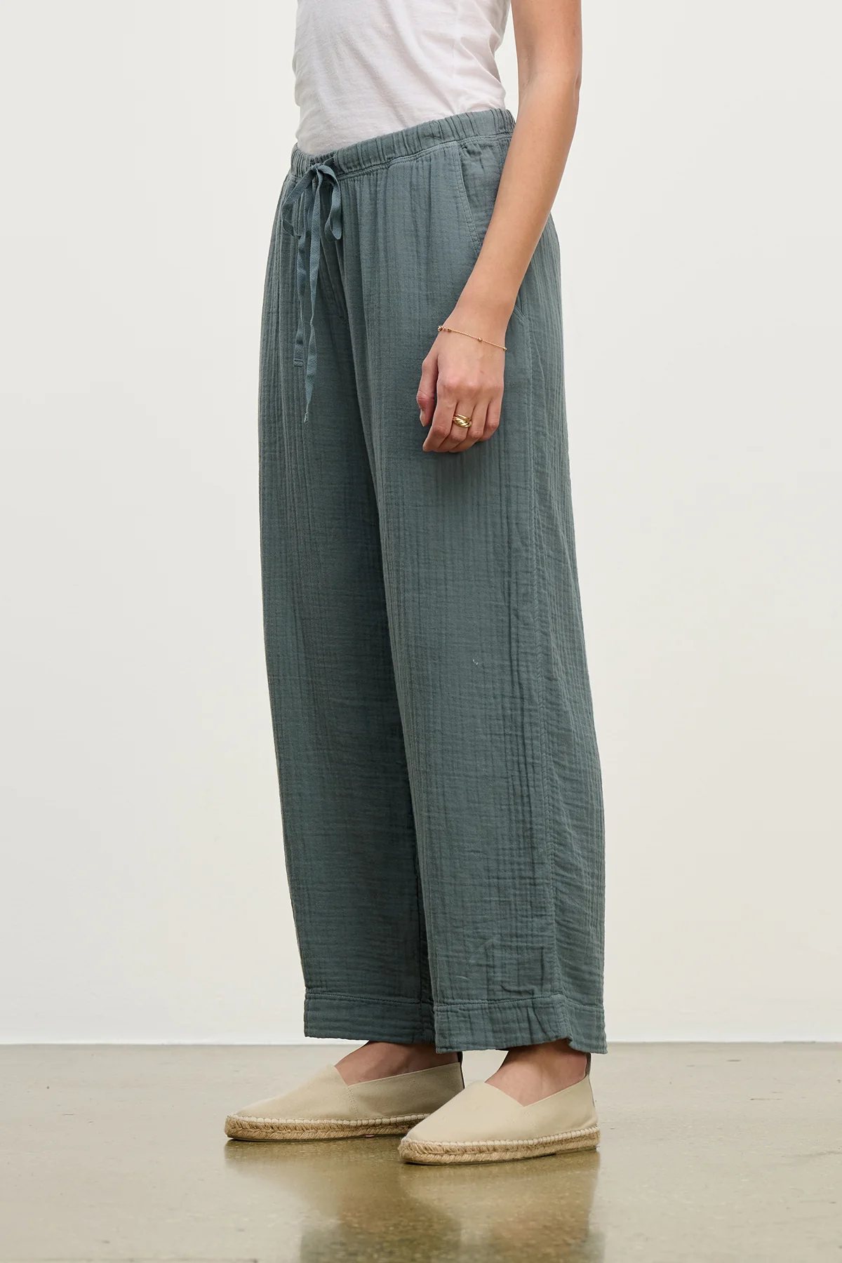 FRANNY COTTON GAUZE PANT - Image 3
