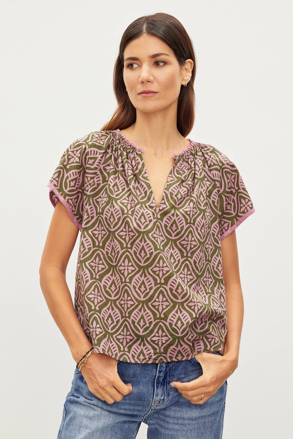 IDA PRINTED BOHO TOP - Image 3