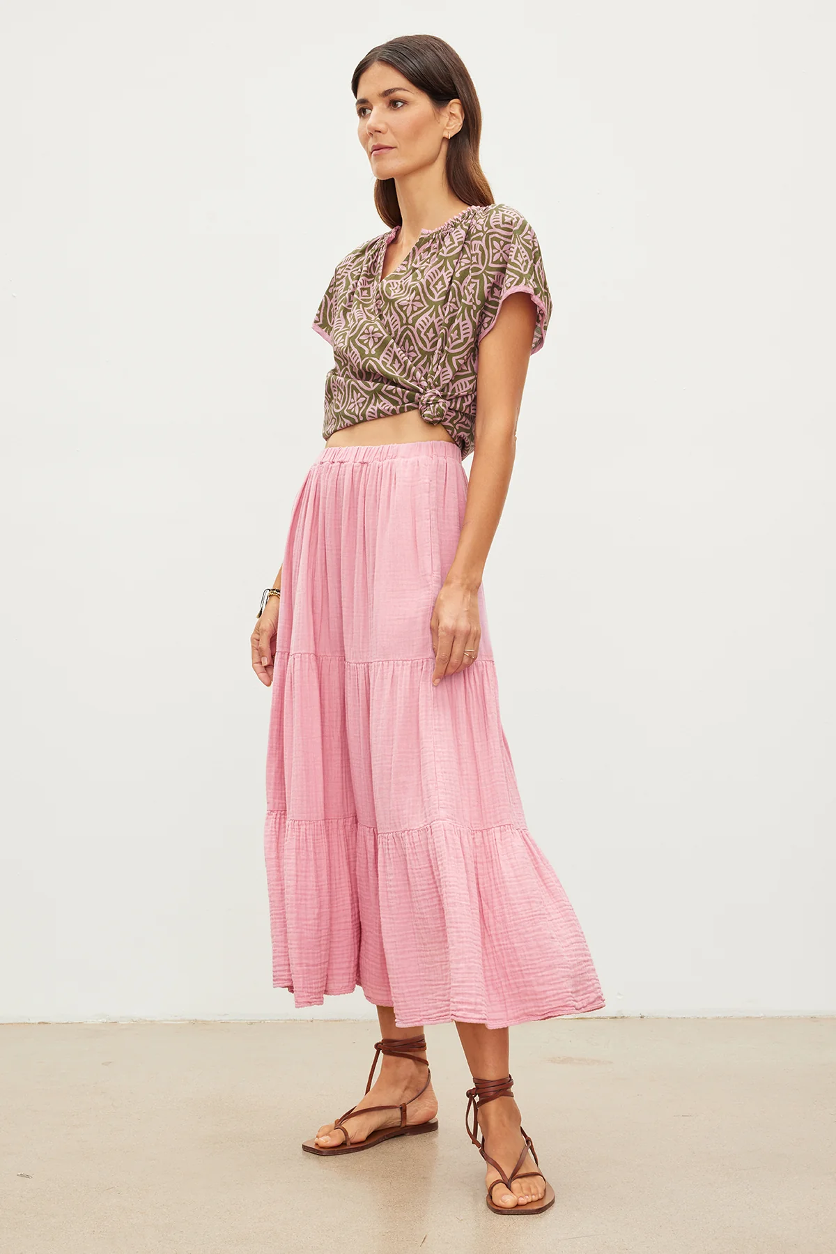 IDA PRINTED BOHO TOP - Image 5