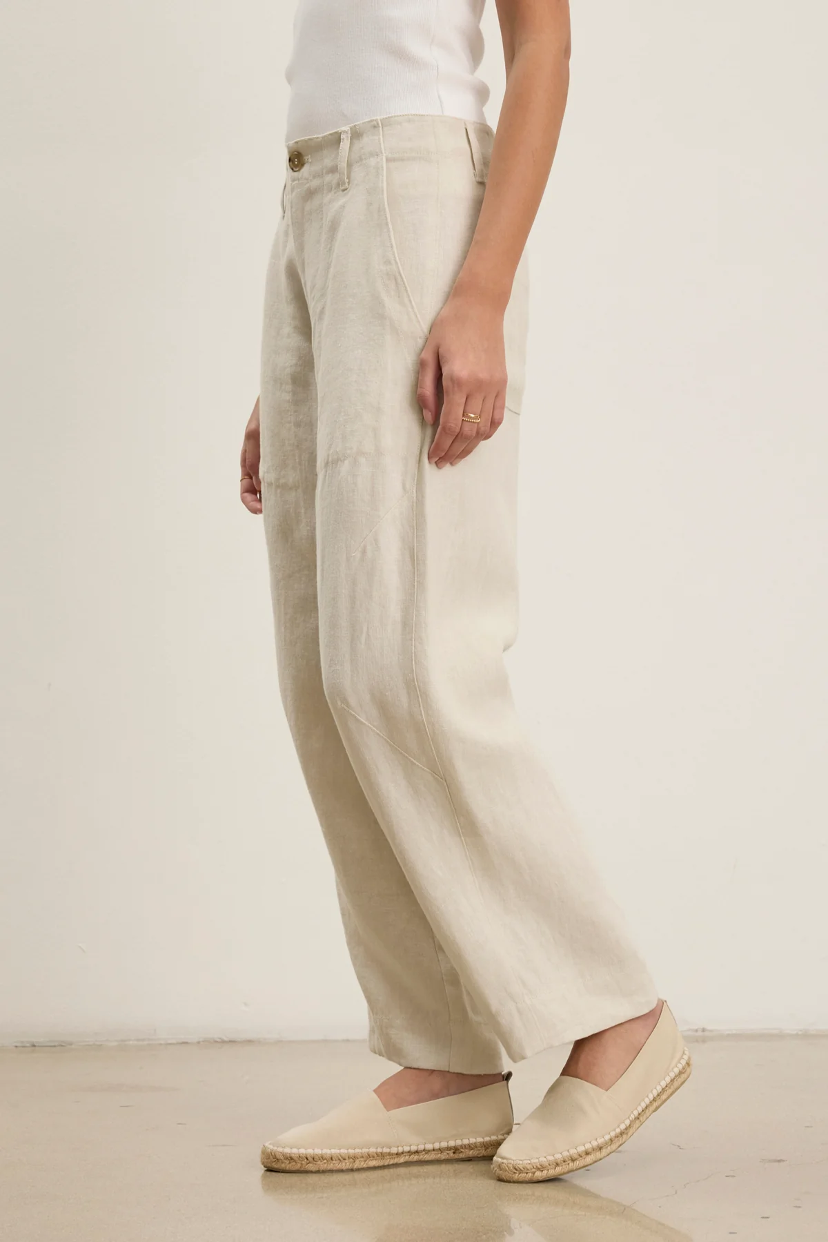 ISSA HEAVY LINEN PANT - Image 3