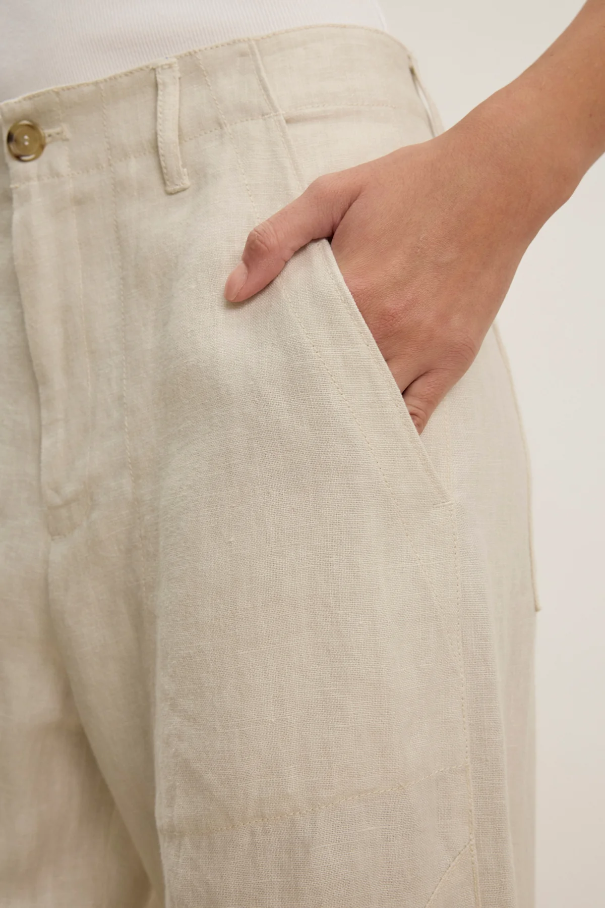 ISSA HEAVY LINEN PANT - Image 5