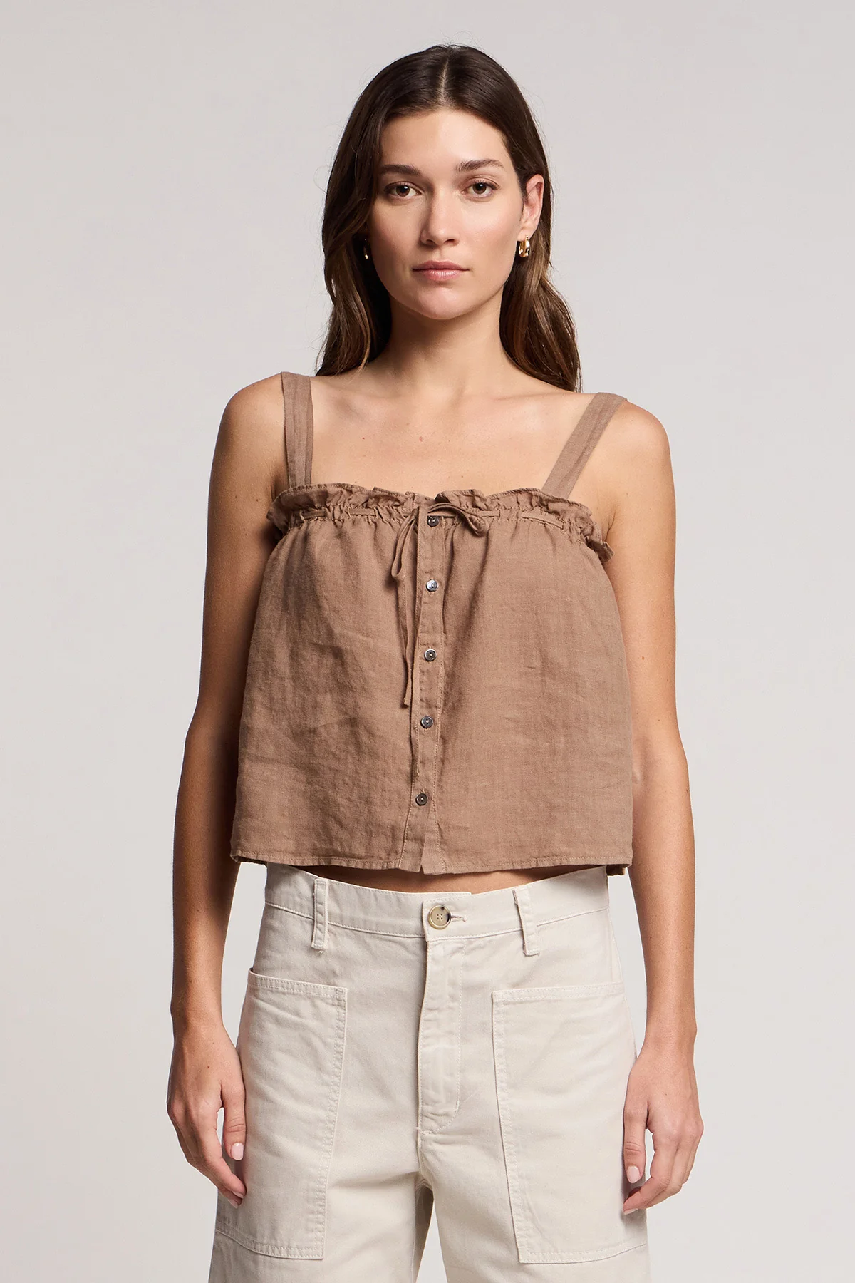 IZZIE LINEN TANK TOP - Image 3