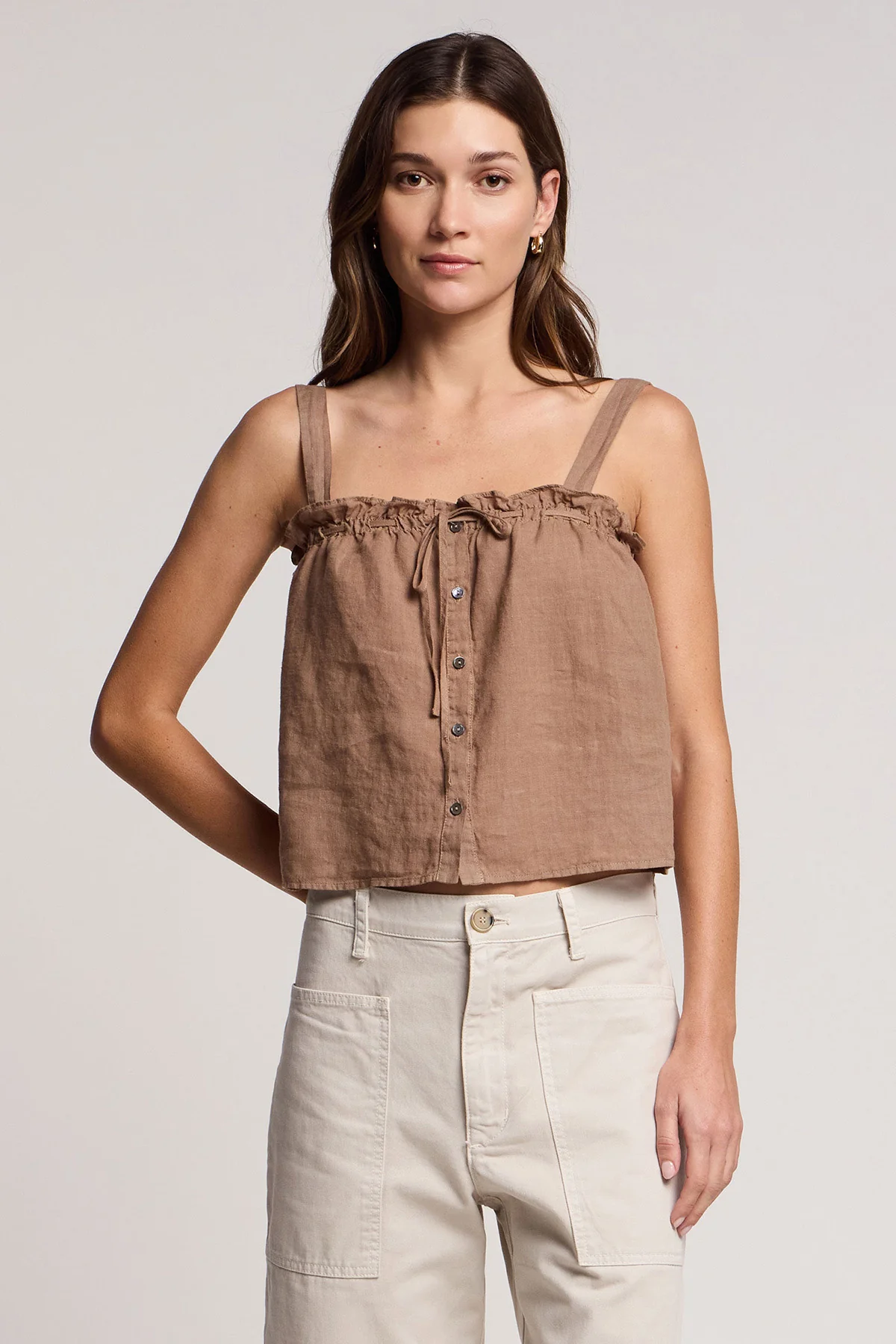 IZZIE LINEN TANK TOP - Image 5